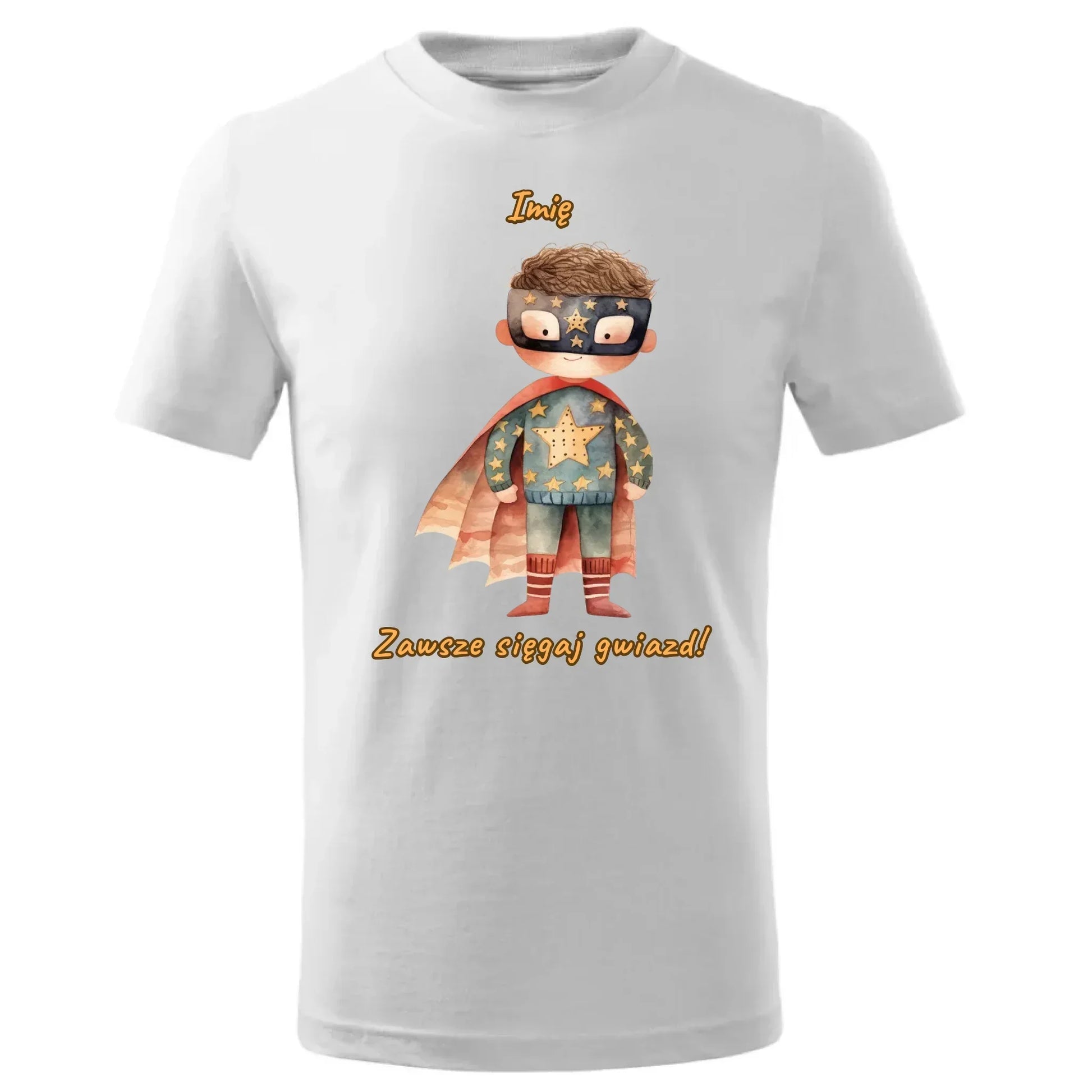 Zawsze sięgaj gwiazd | Koszulka z imieniem dla dziecka DD06 - StoryCups.pl