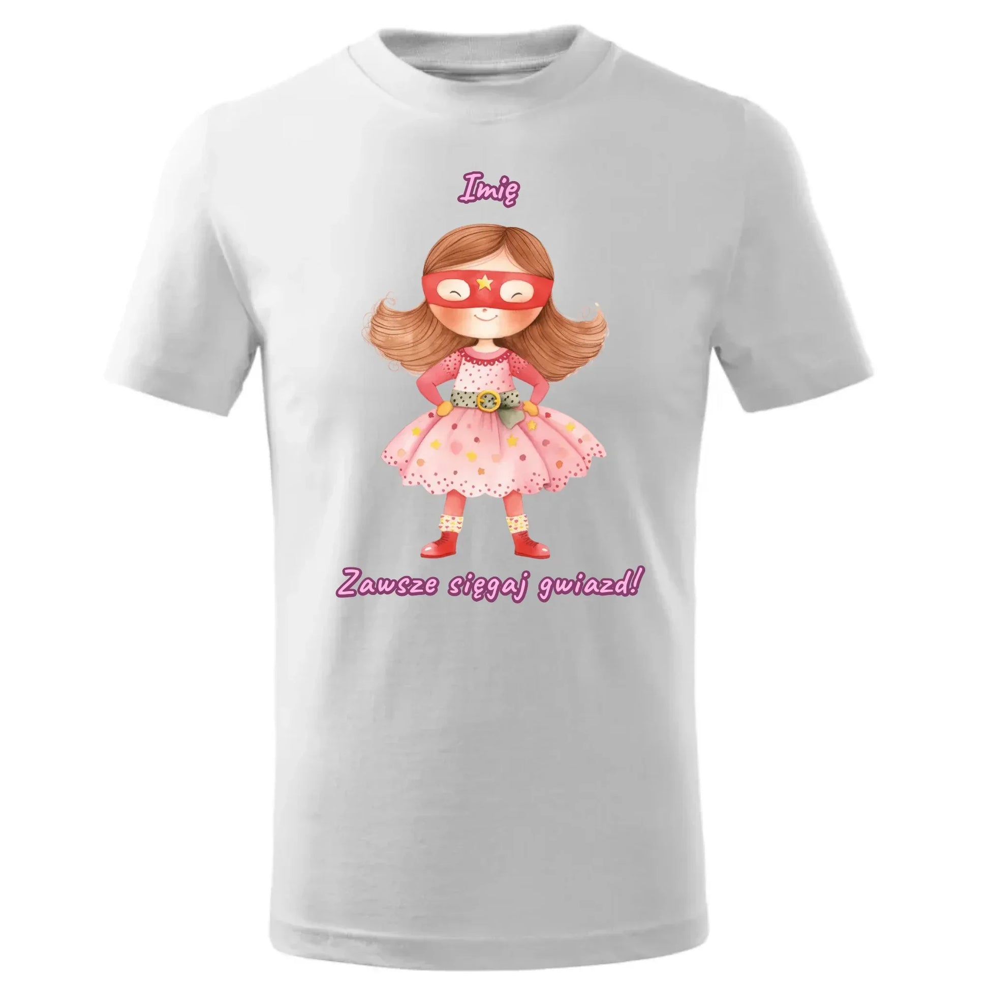 Zawsze sięgaj gwiazd | Koszulka dziecięca dla dziewczynki DD07 - StoryCups.pl