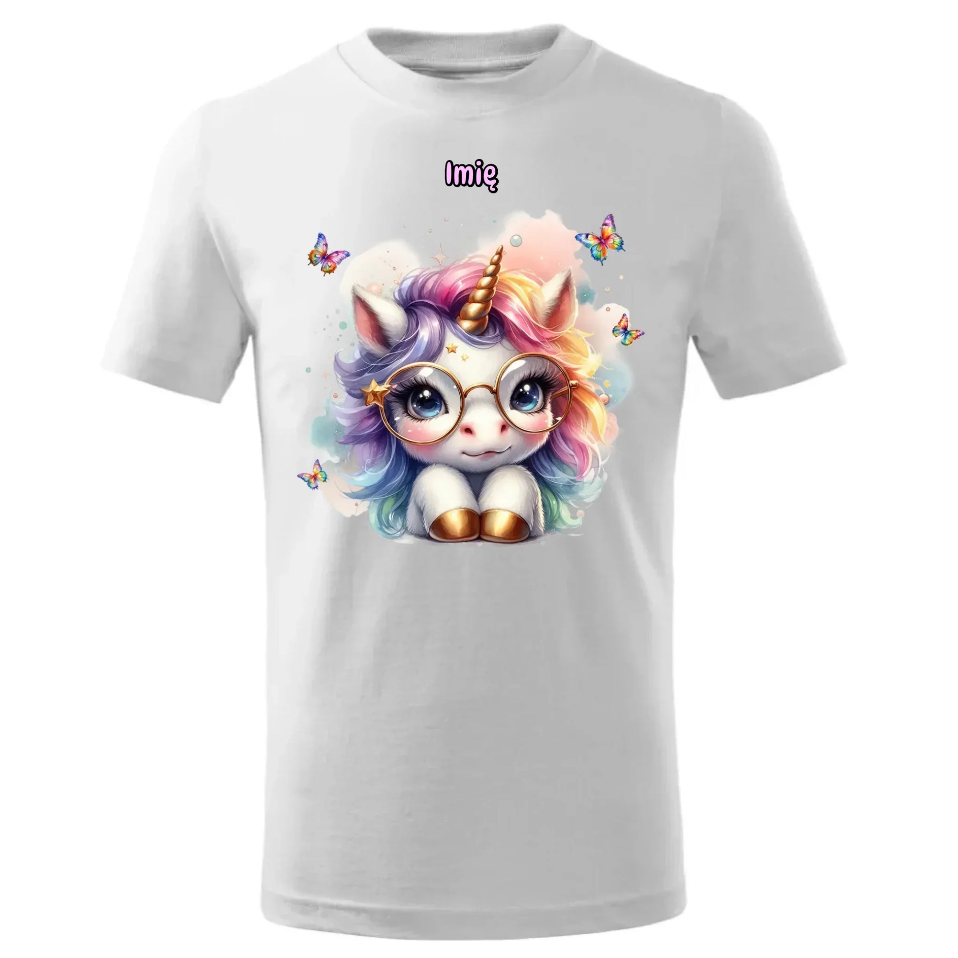 Jednorożec ze złotym rogiem | Koszulka dziecięca DD13 - StoryCups.pl