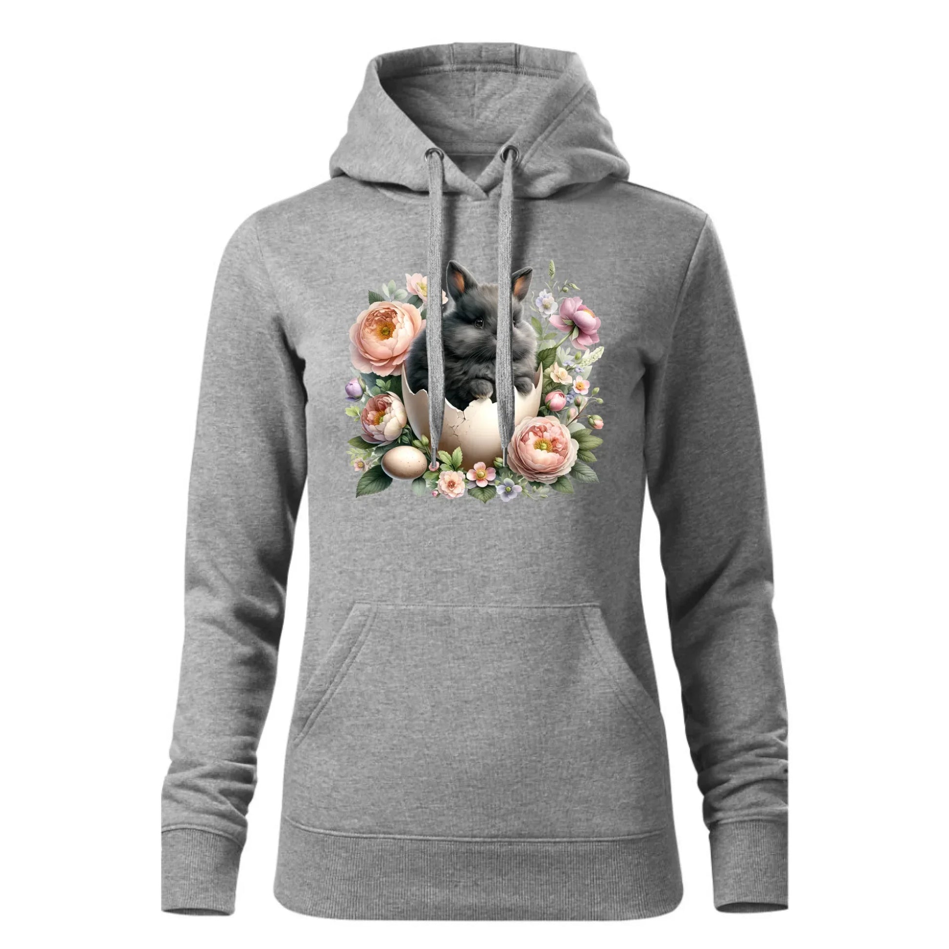 Zajączek w pisance | Bluza damska z kapturem na Wielkanoc WN03 - StoryCups.pl