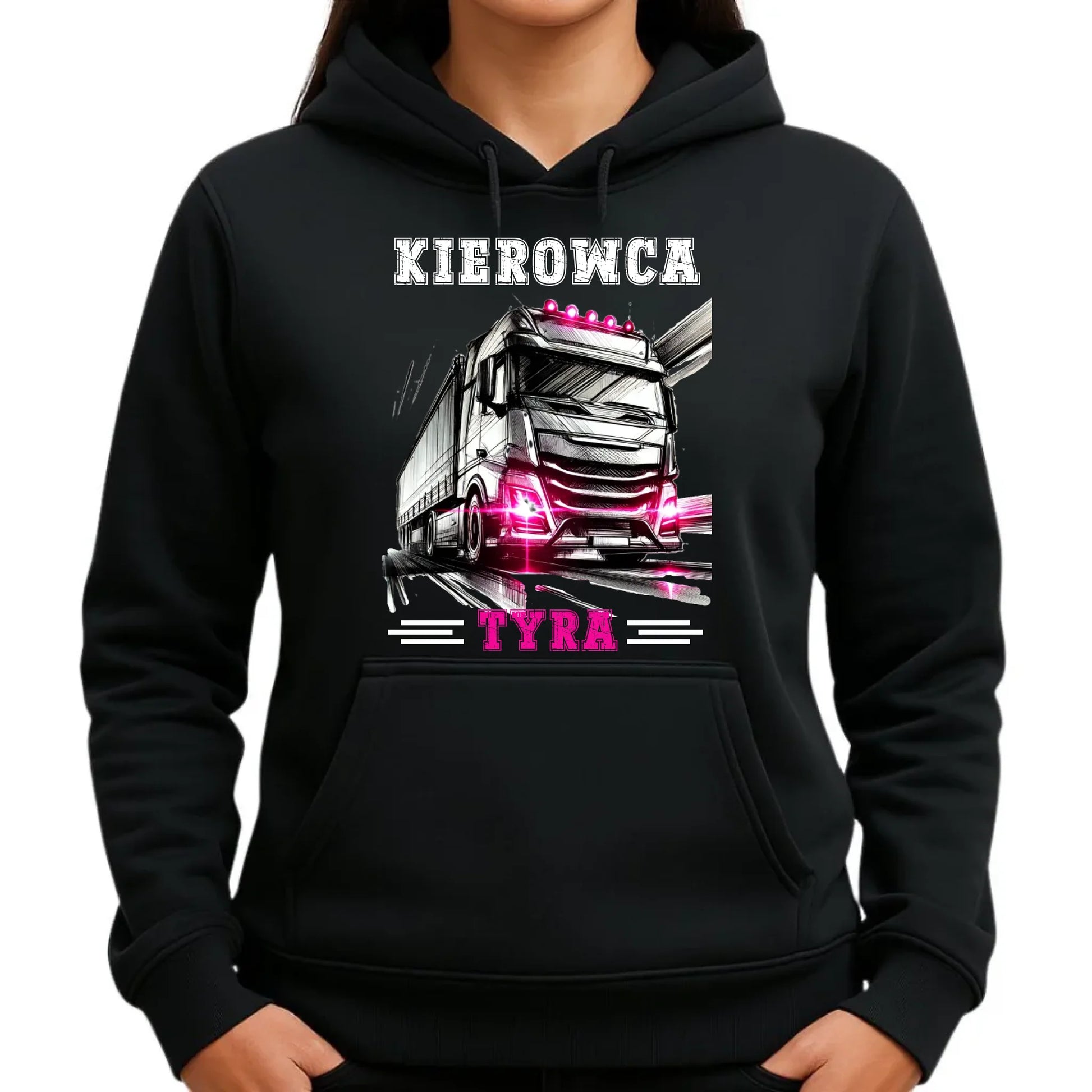 Bluza damska z kapturem dla kierowcy na prezent KIEROWCA