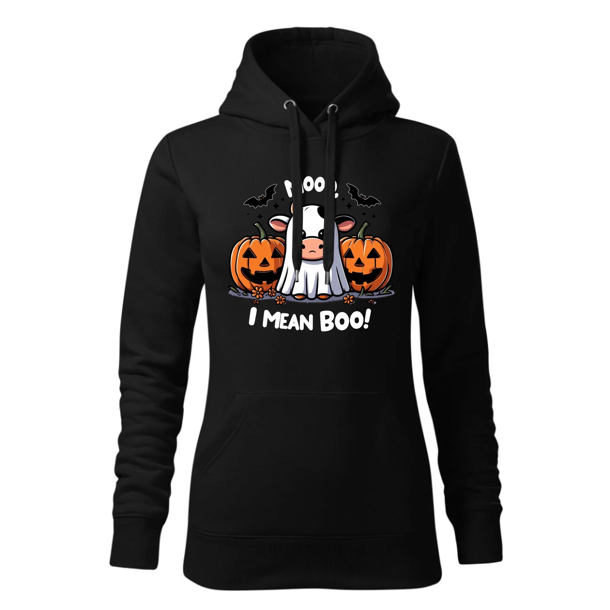 Czarna bluza damska z kapturem nadruk na prezent dla niej HOODIE