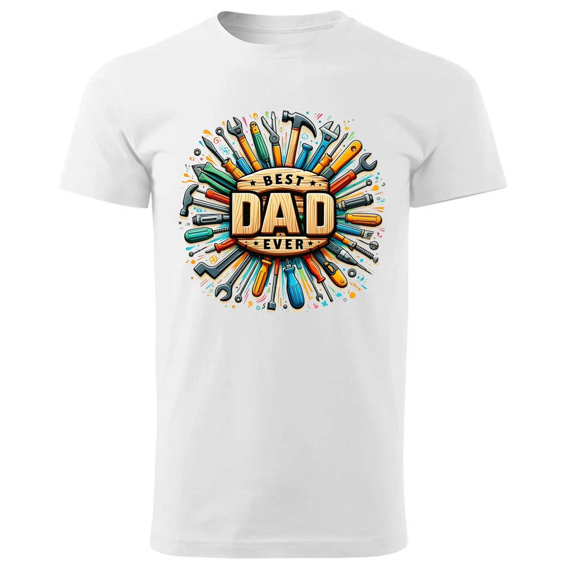 Best Dad Ever | Koszulka męska z nadrukiem dla taty DT57 - StoryCups.pl