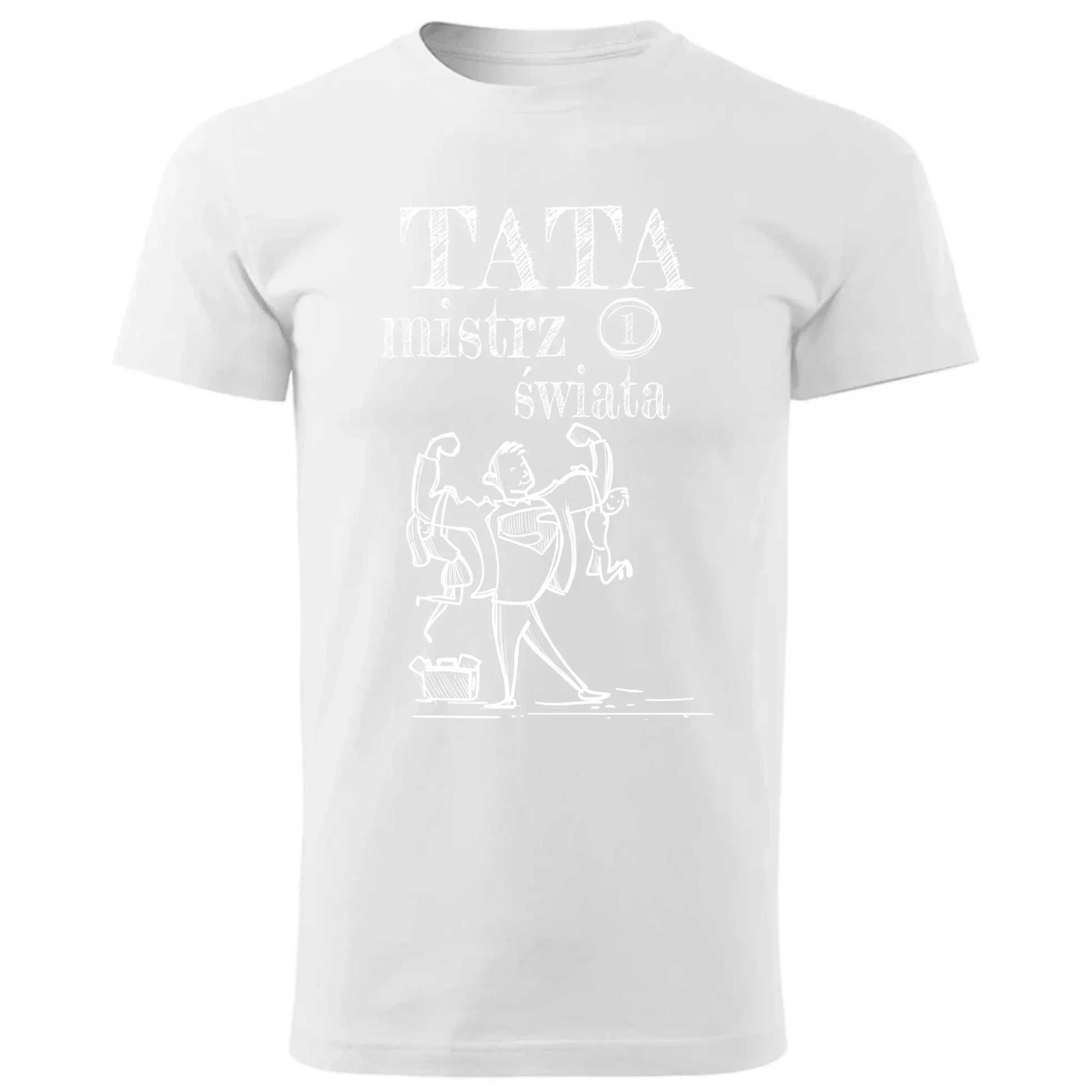 Tata Mistrz Świata | Koszulka męska dla taty DT36 - StoryCups.pl