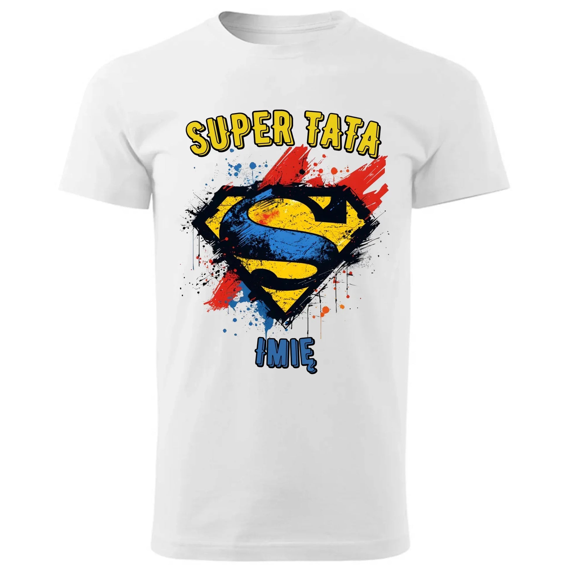 Super tata imię | Koszulka męska dla taty DT07 - StoryCups.pl