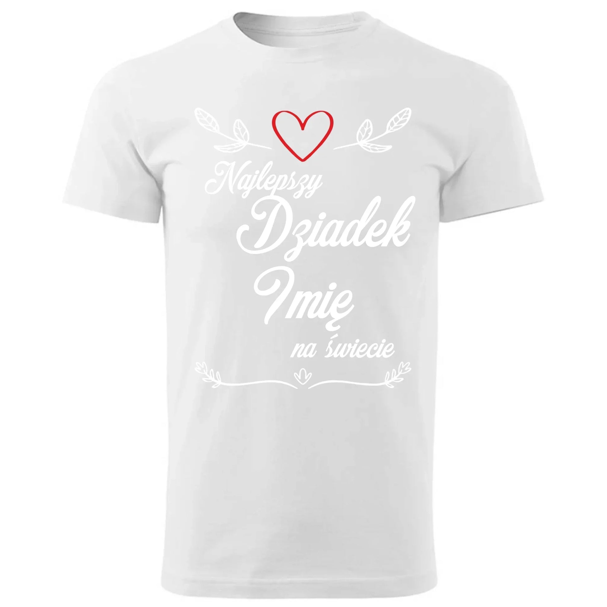 Najlepszy Dziadek na Świecie | Personalizowana koszulka męska dla dziadka D12 - StoryCups.pl