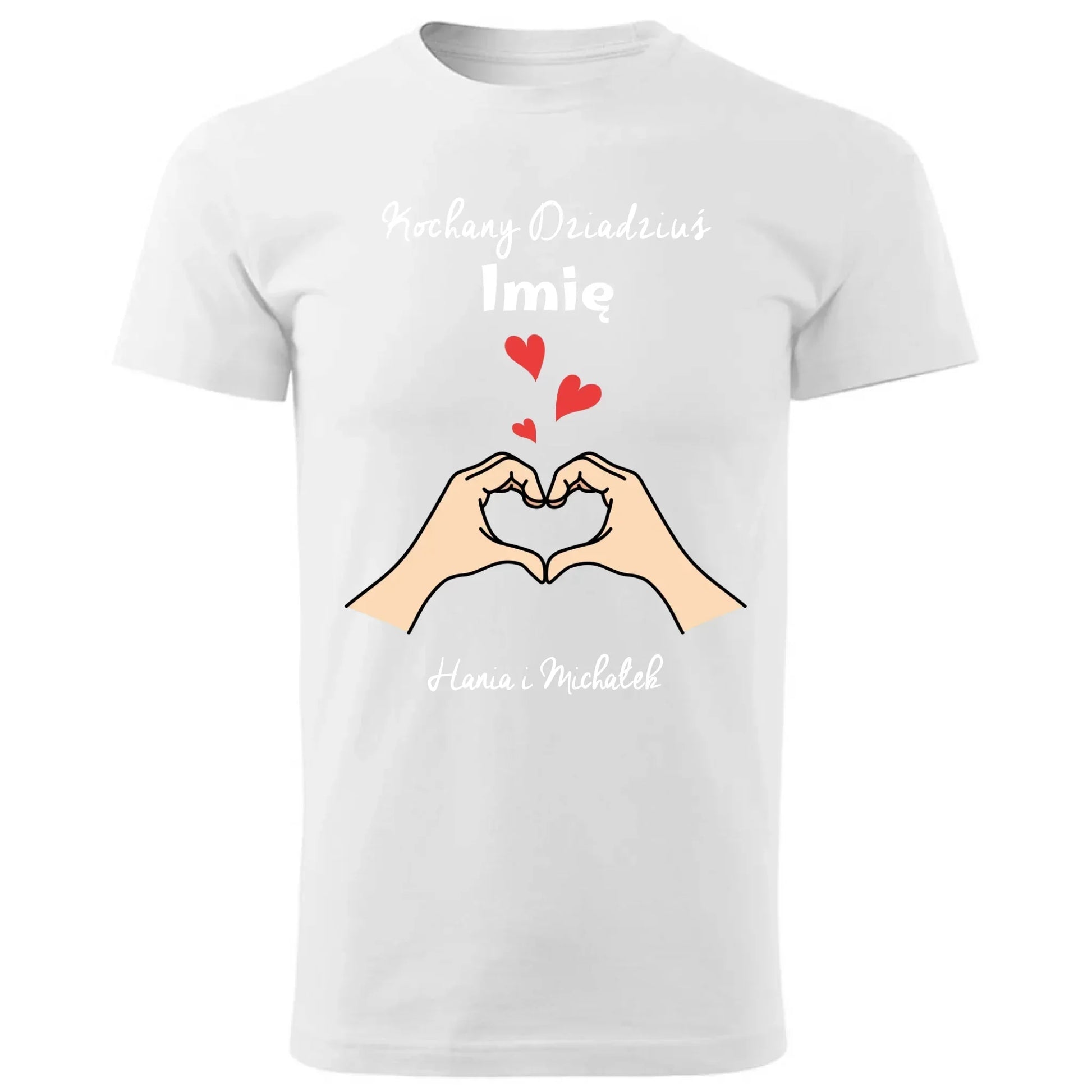 Kochany Dziadziuś | Personalizowana koszulka męska dla dziadka D13 - StoryCups.pl