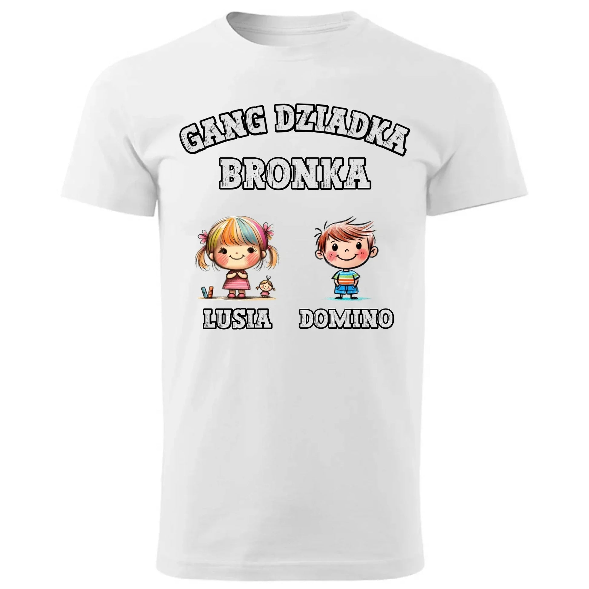 Gang Dziadka | Personalizowana koszulka męska dla dziadka D18 - StoryCups.pl