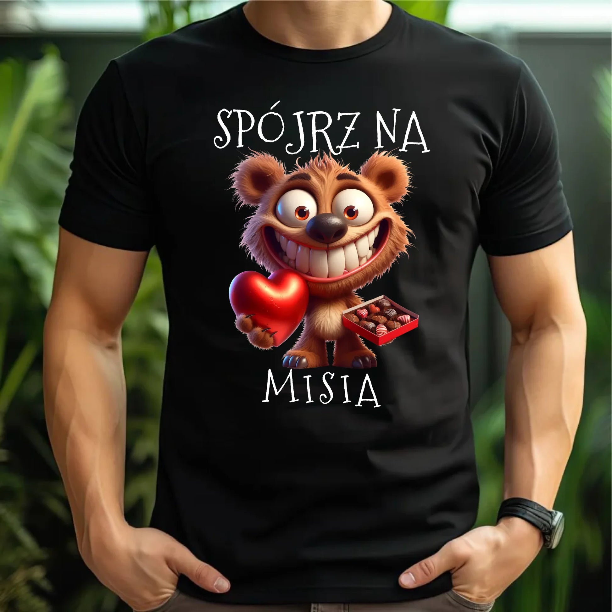 Koszulka męska dla par na prezent dla niego