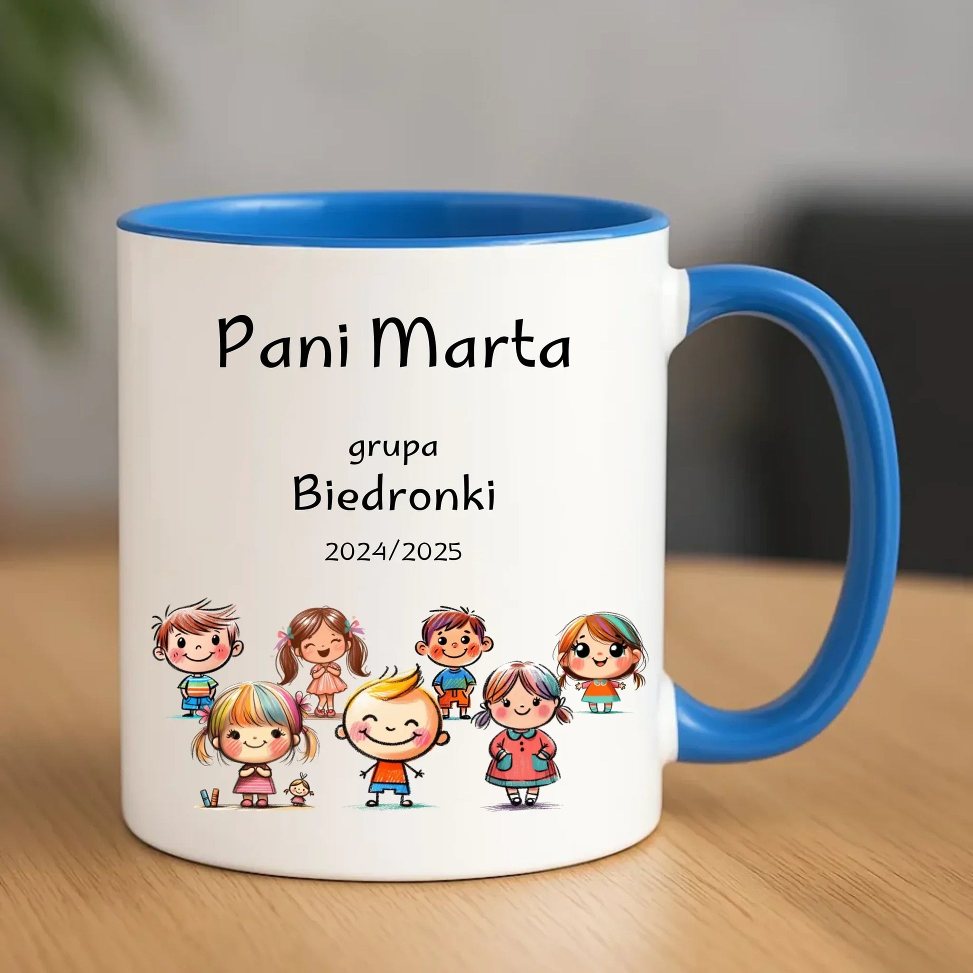 Przedszkolaki | Personalizowany kubek na prezent dla nauczycielki N03 - StoryCups.pl