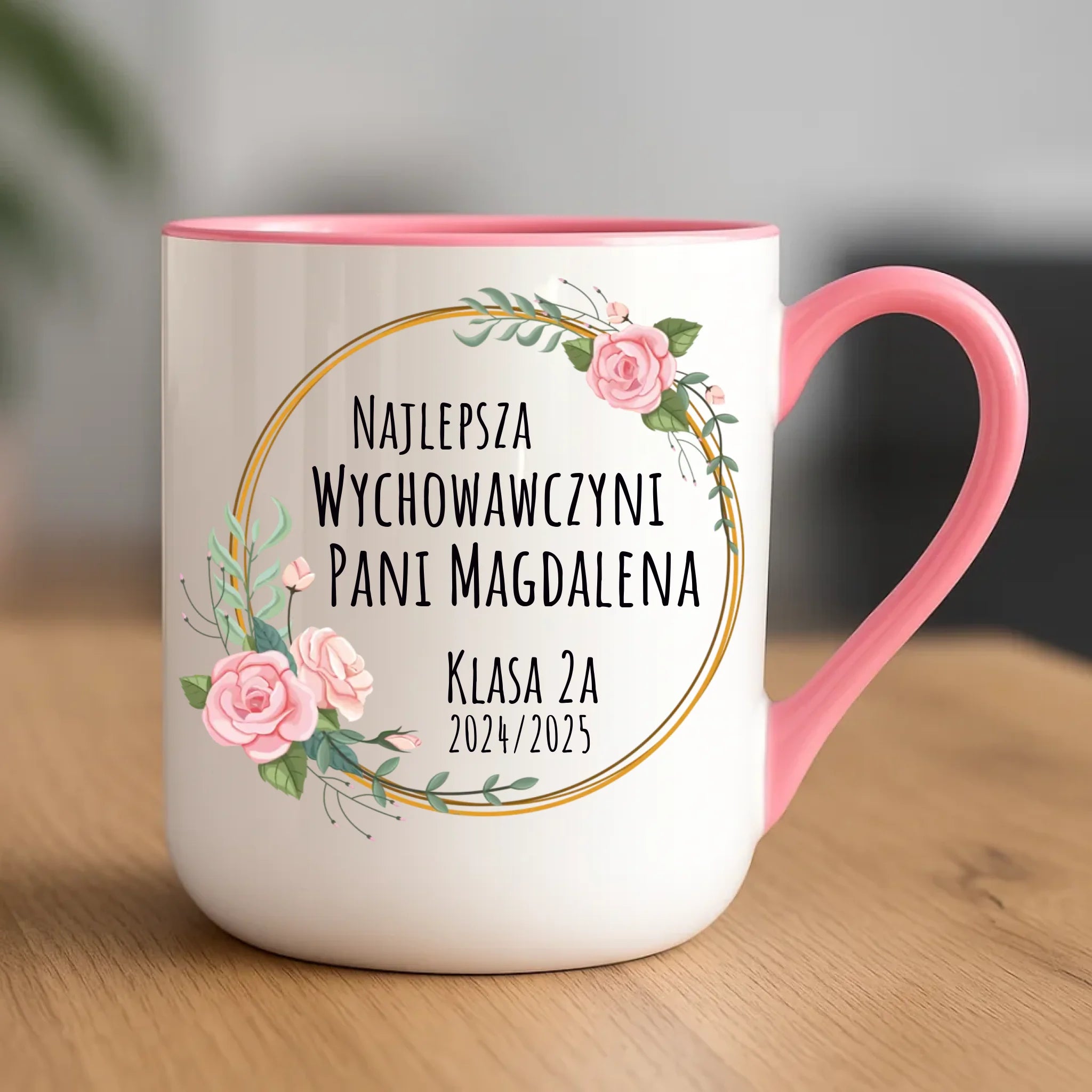 Kubek elegant prezent na zakończenie roku szkolnego dla nauczyciela