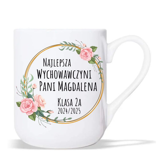 Kubek elegant prezent na zakończenie roku szkolnego dla nauczyciela