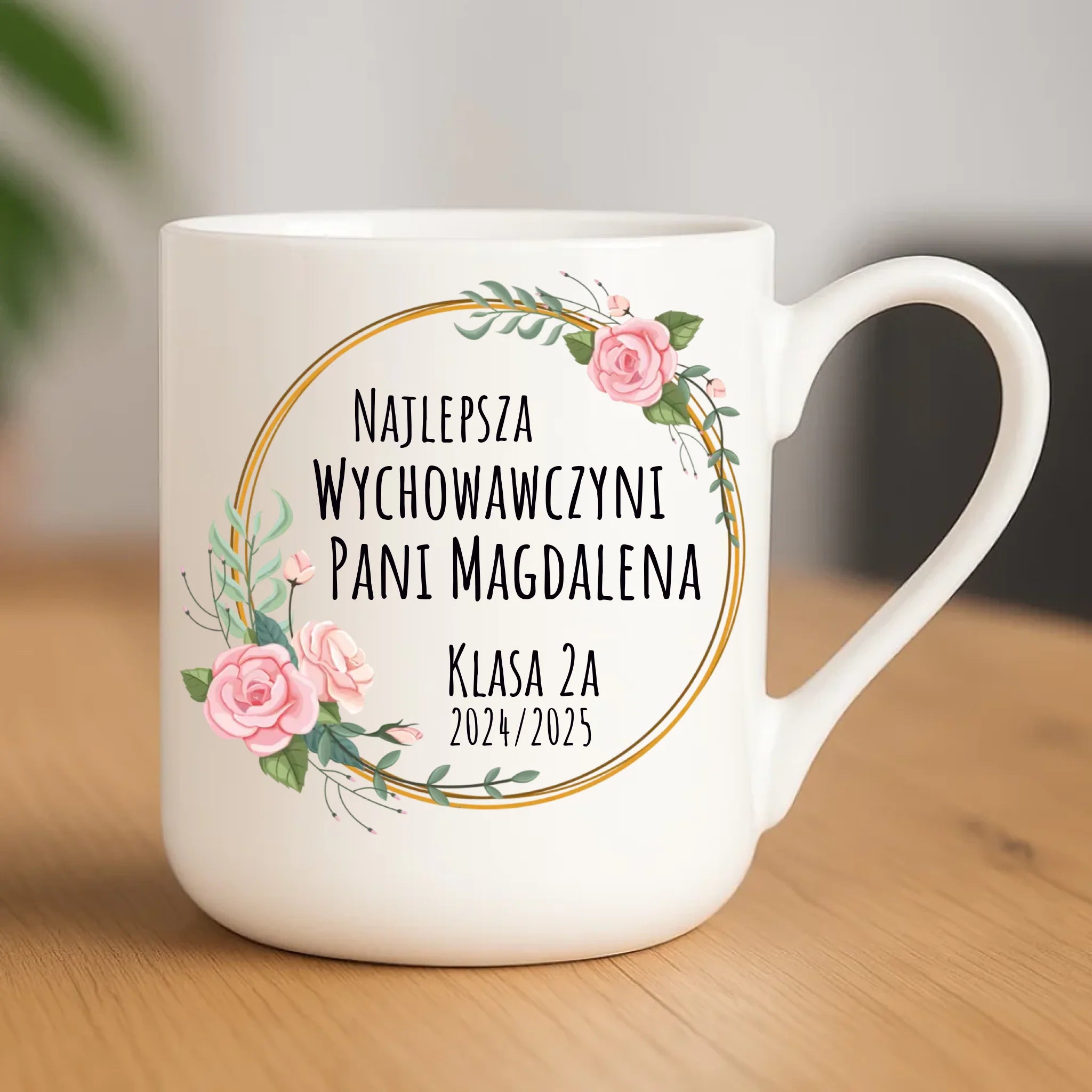 Kubek elegant prezent na zakończenie roku szkolnego dla nauczyciela