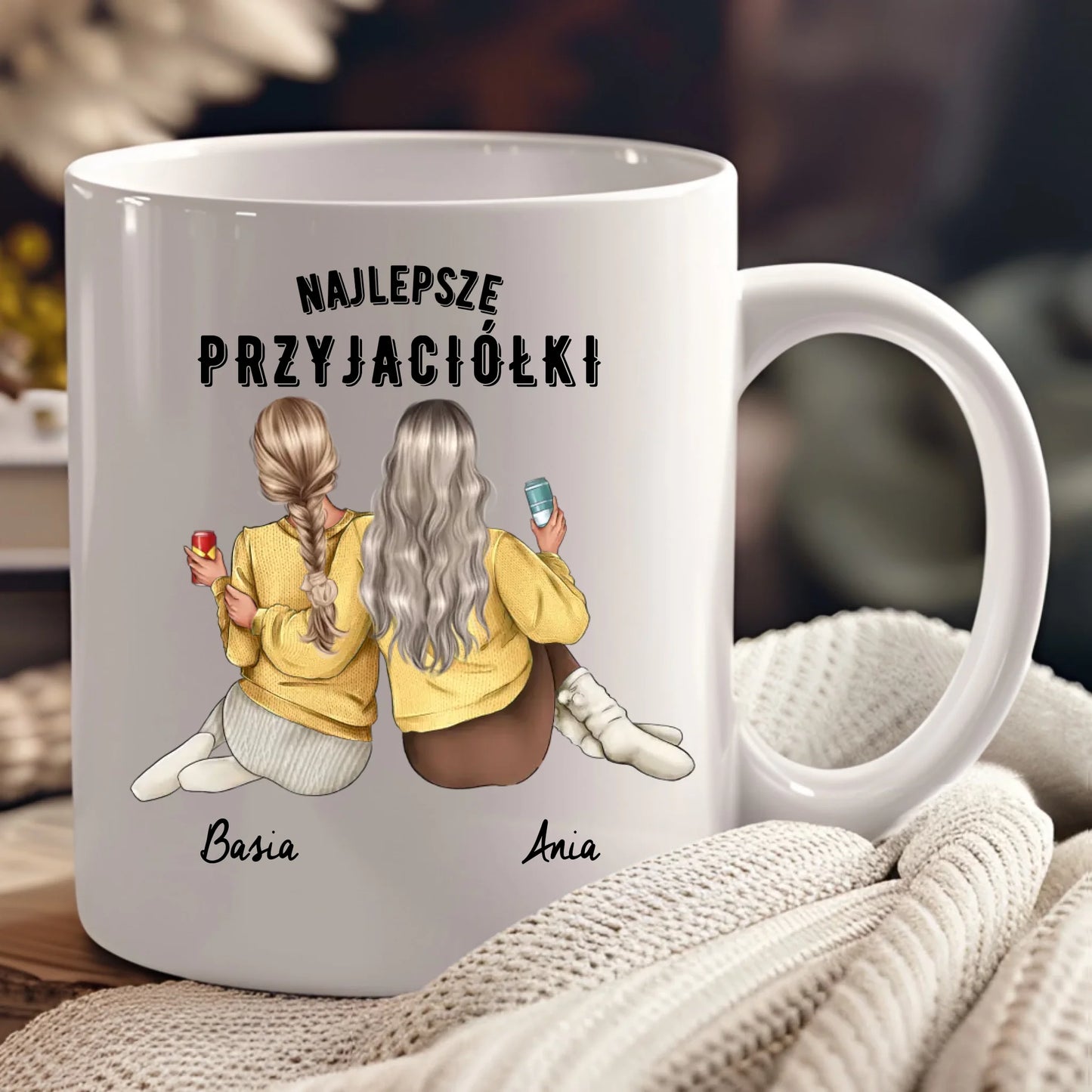 Prezent dla przyjaciółki - personalizowany kubek