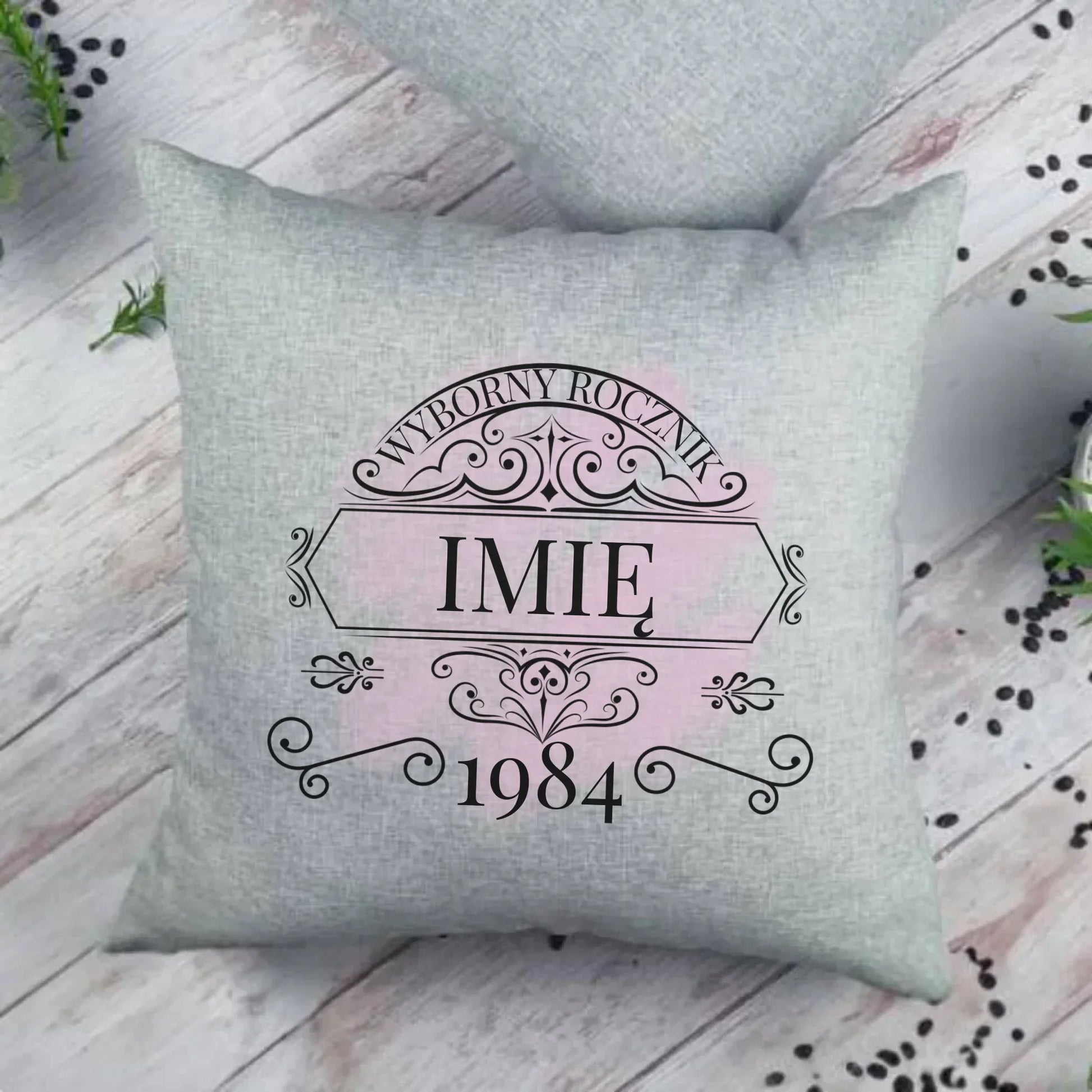 Wyborny rocznik | Personalizowana poduszka prezent na urodziny U10 - StoryCups.pl