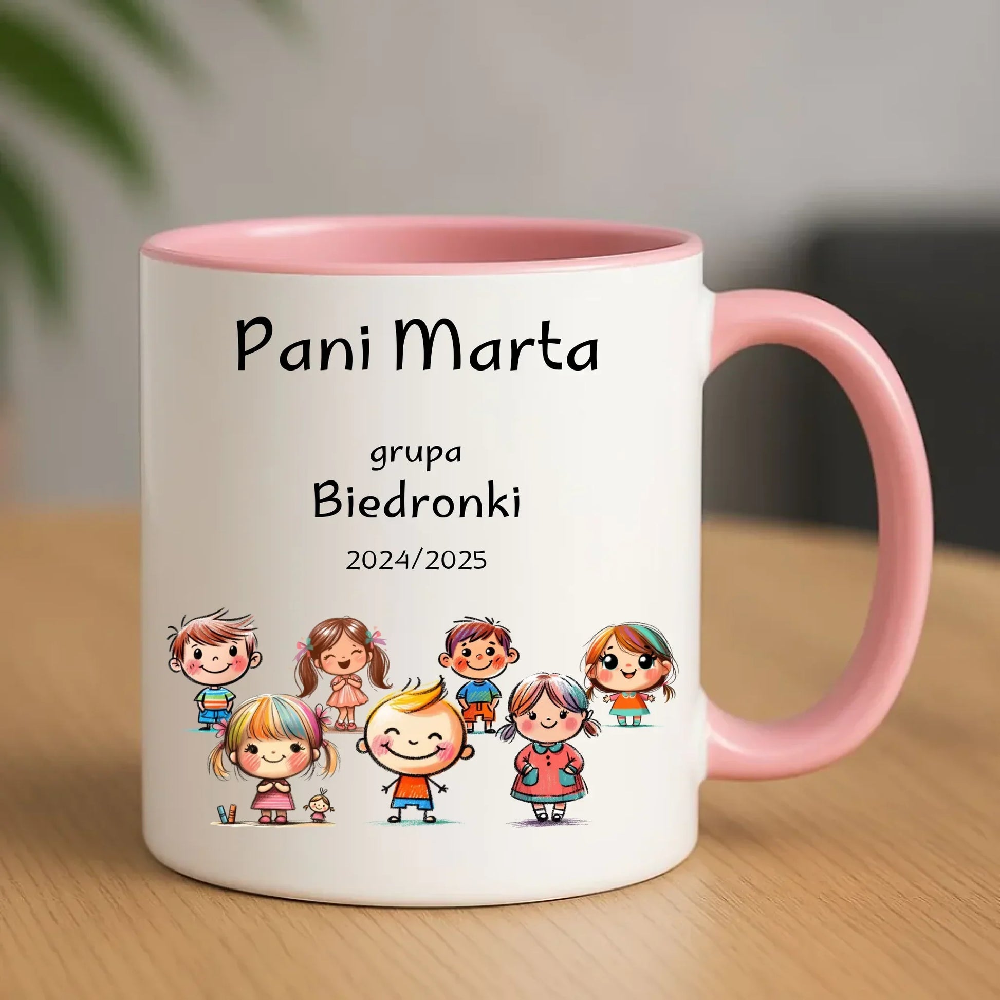 Przedszkolaki | Personalizowany kubek na prezent dla nauczycielki N03 - StoryCups.pl
