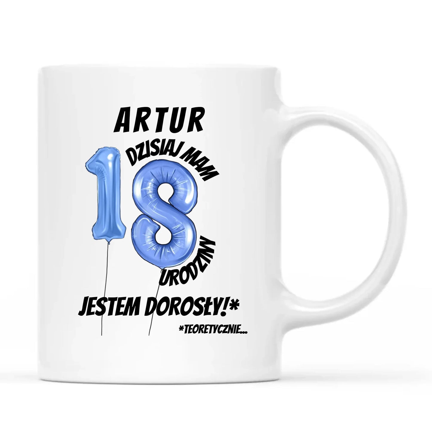 Urodzinowy kubek z nadrukiem prezent na URODZINY