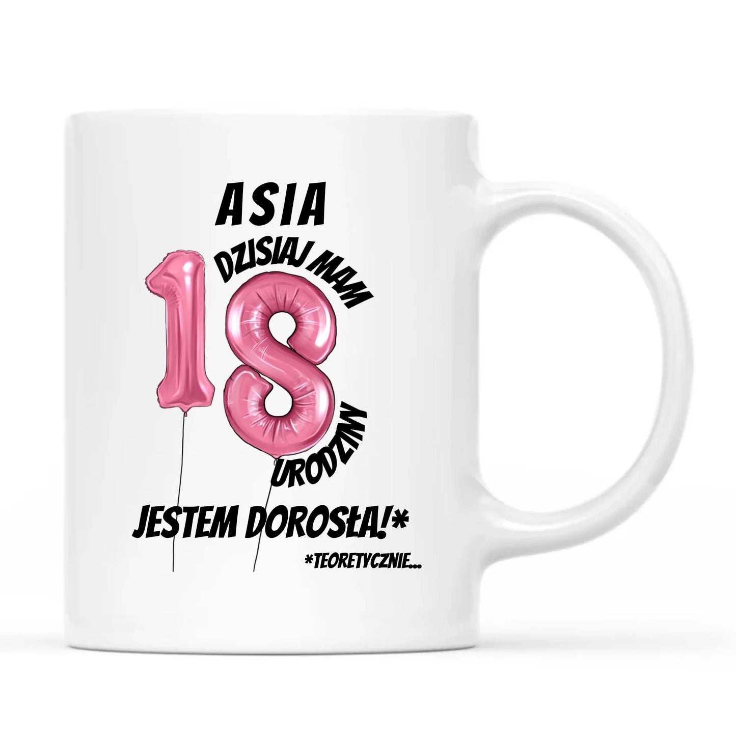 Urodzinowy kubek z nadrukiem prezent na URODZINY