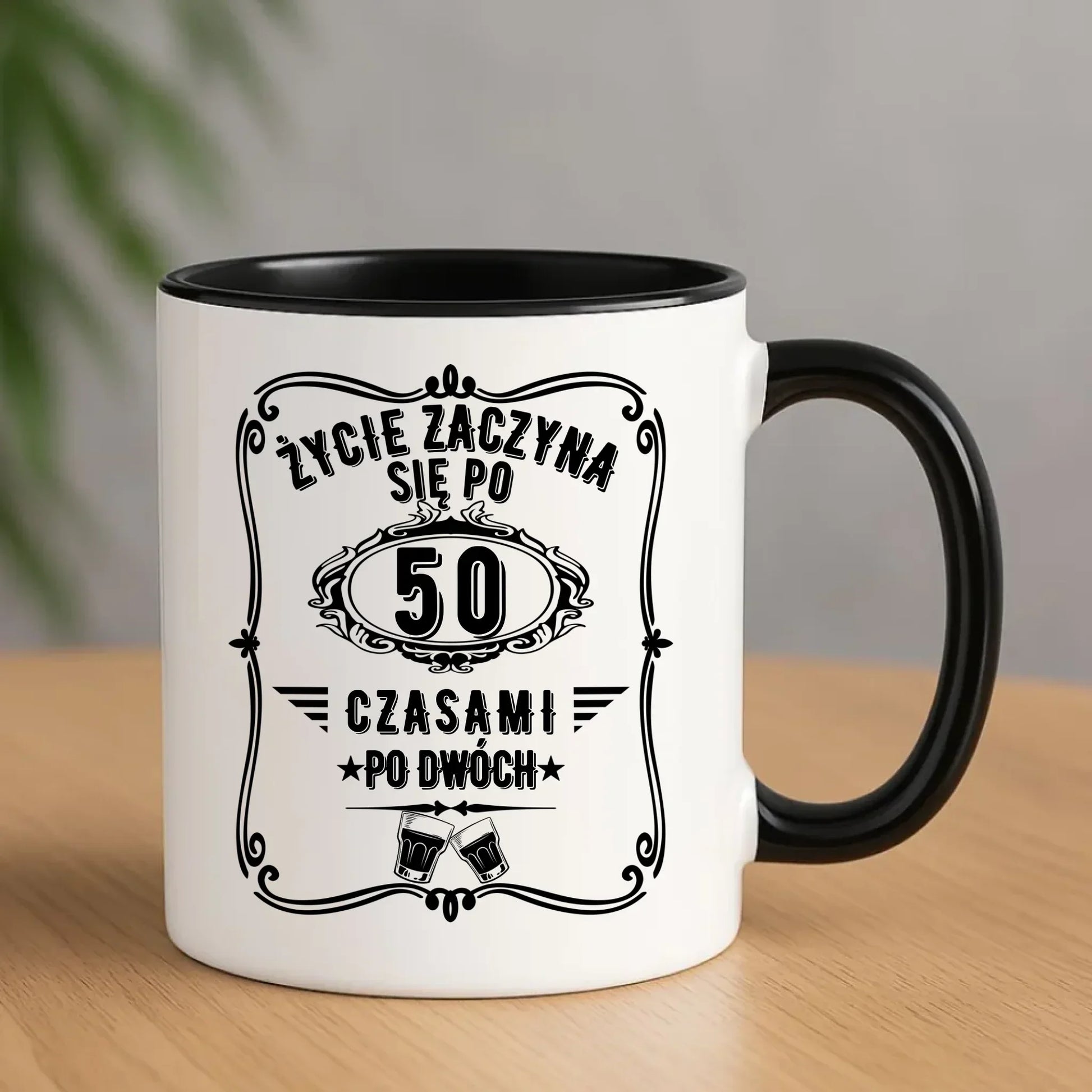 Życie zaczyna się po 50 | Kubek na 50 urodziny U12 - StoryCups.pl