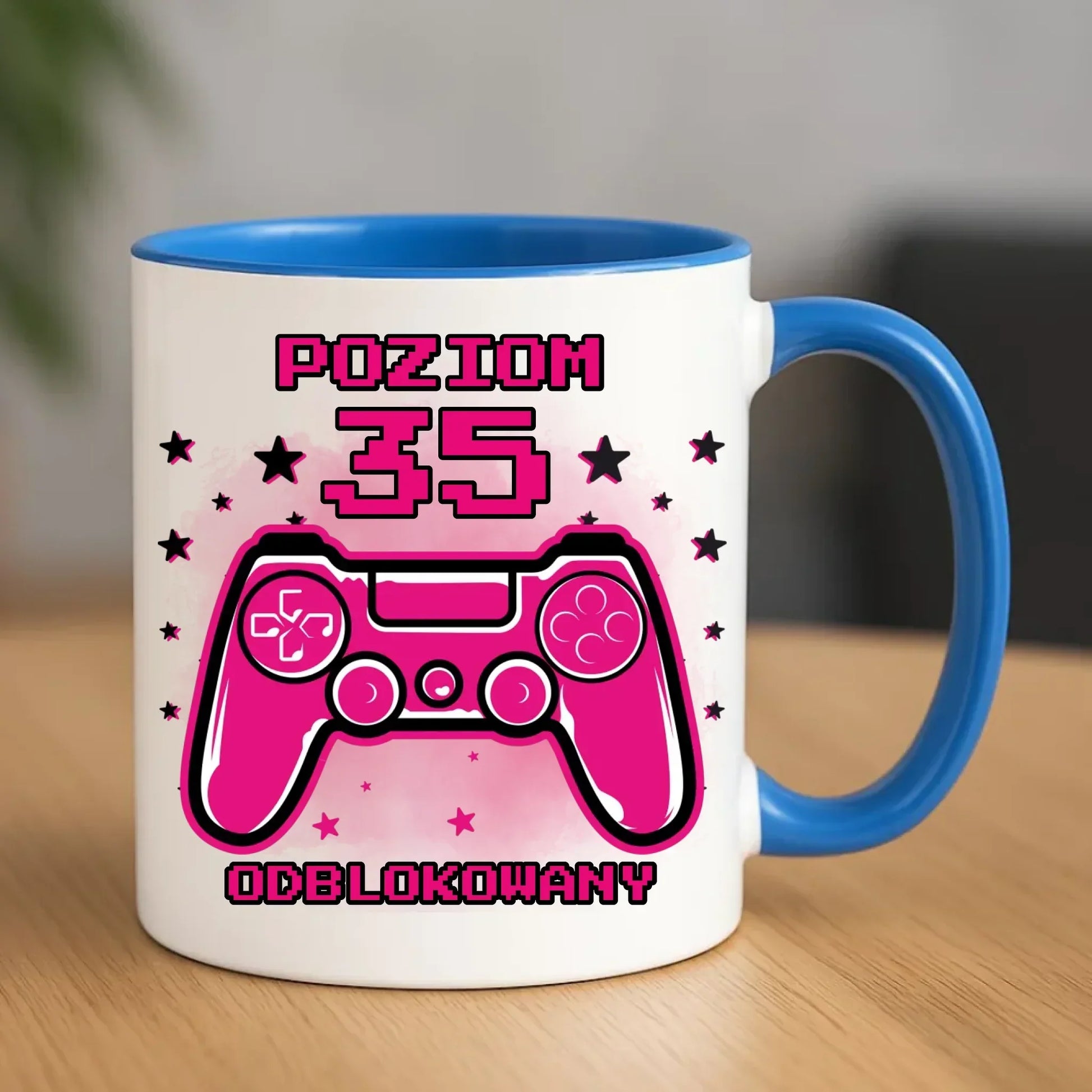 Poziom odblokowany (wiek) | Kubek na urodziny dla gracza U23 - StoryCups.pl