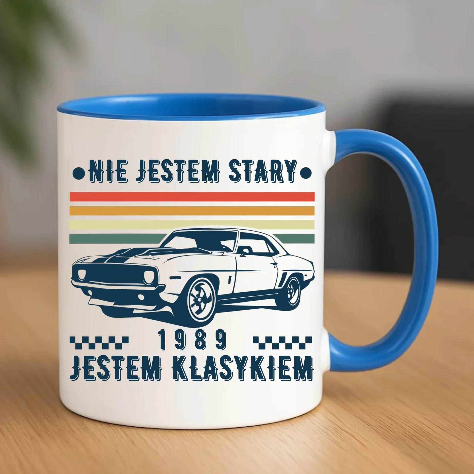 Nie jestem stary, jestem klasykiem | Personalizowany kubek na urodziny U22 - StoryCups.pl