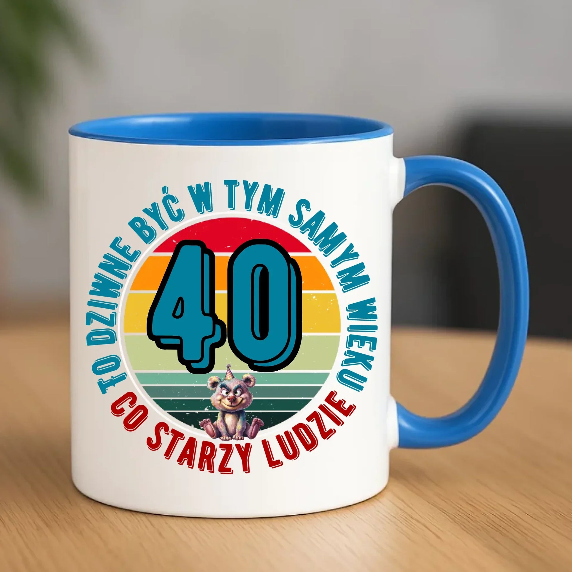 To dziwne (wiek) | Personalizowany kubek prezent na urodziny U08 - StoryCups.pl