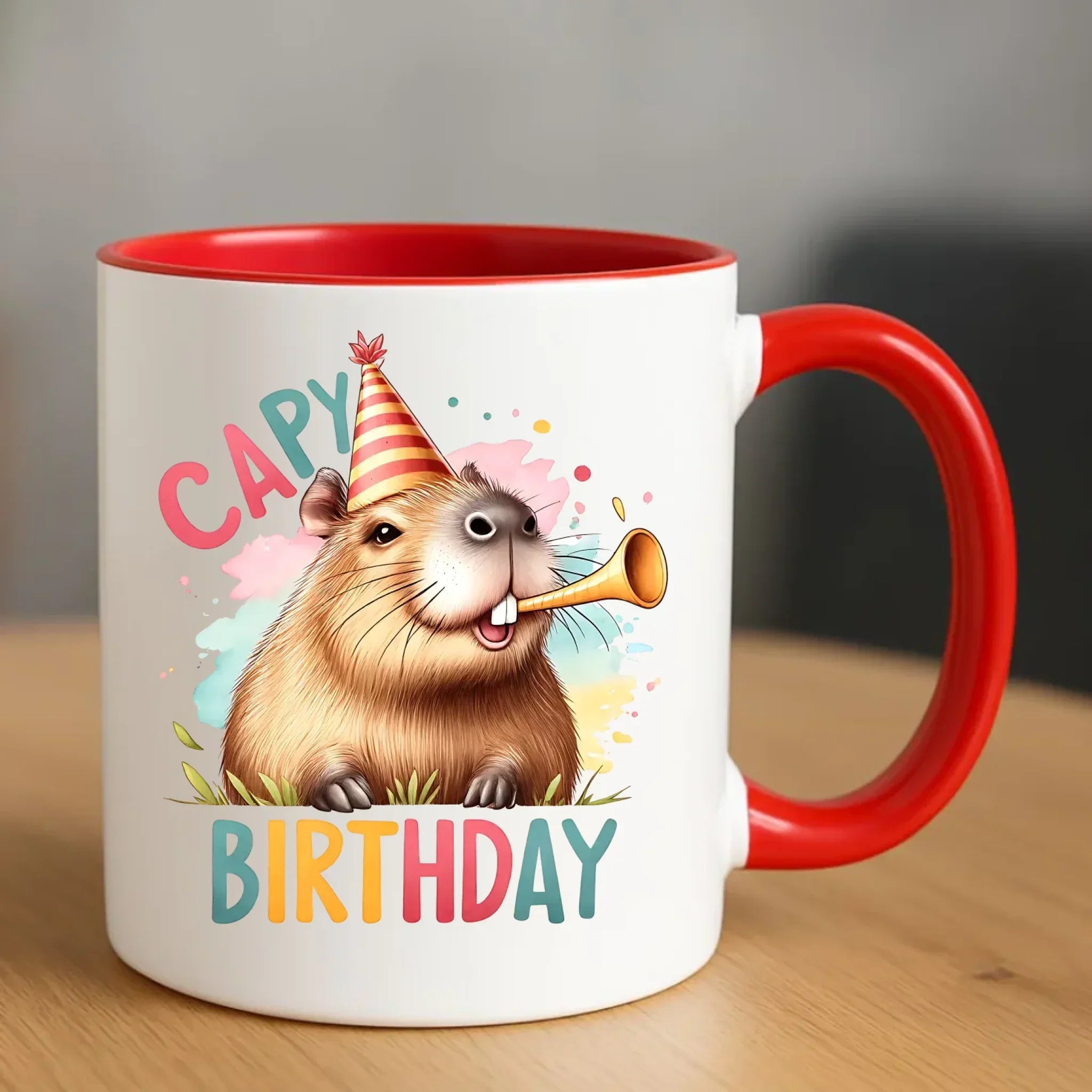 Capy Birthday kapibara | Kubek na urodziny U21 - StoryCups.pl