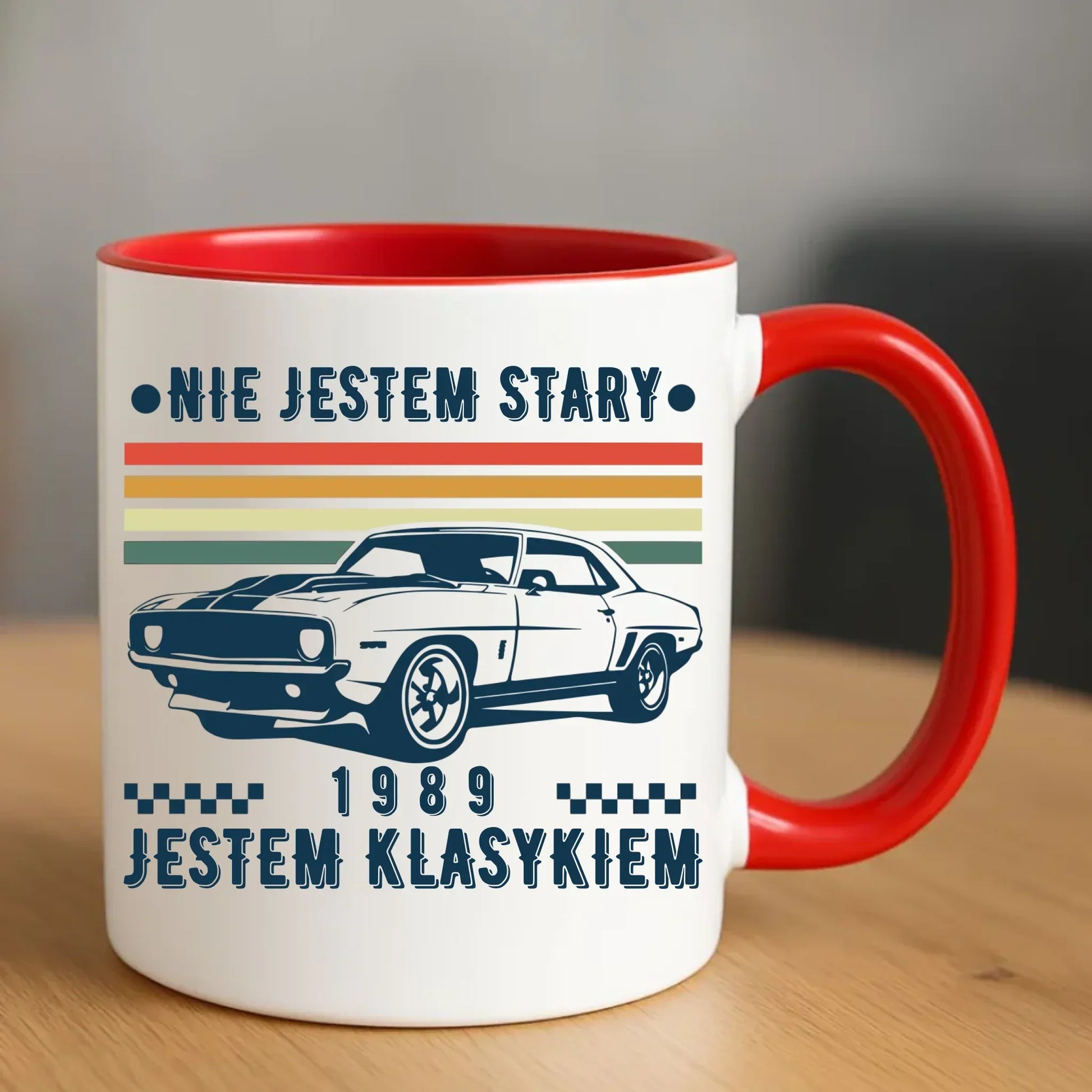 Nie jestem stary, jestem klasykiem | Personalizowany kubek na urodziny U22 - StoryCups.pl
