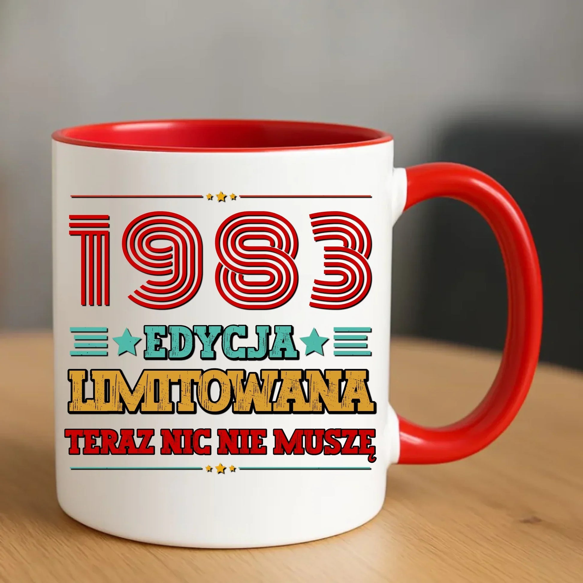 Edycja limitowana nic nie muszę | Kubek na urodziny U17 - StoryCups.pl