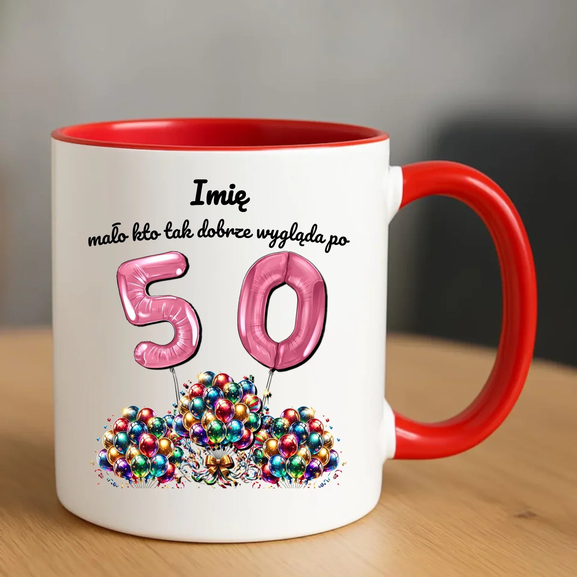 Mało kto tak dobrze wygląda | Personalizowany kubek na urodziny U16 - StoryCups.pl