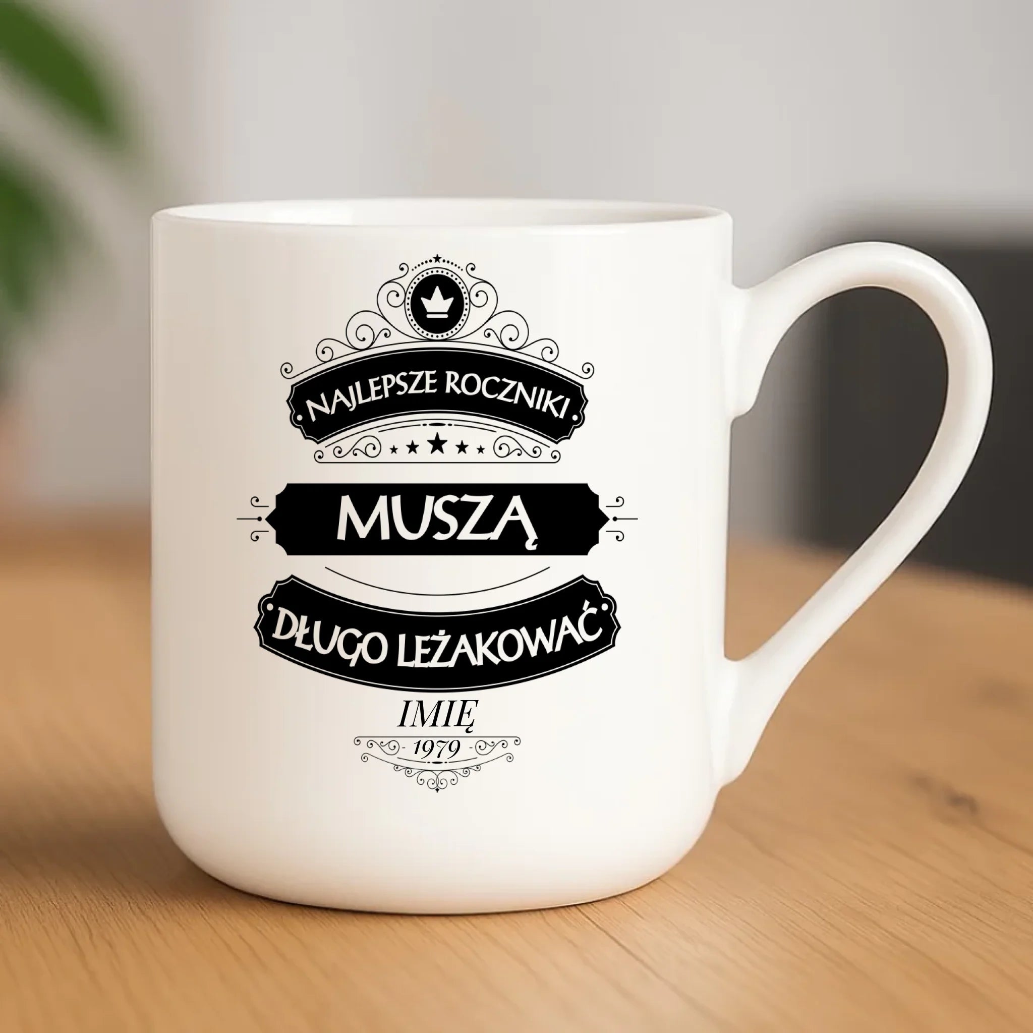 Urodzinowy kubek elegant z nadrukiem prezent na URODZINY