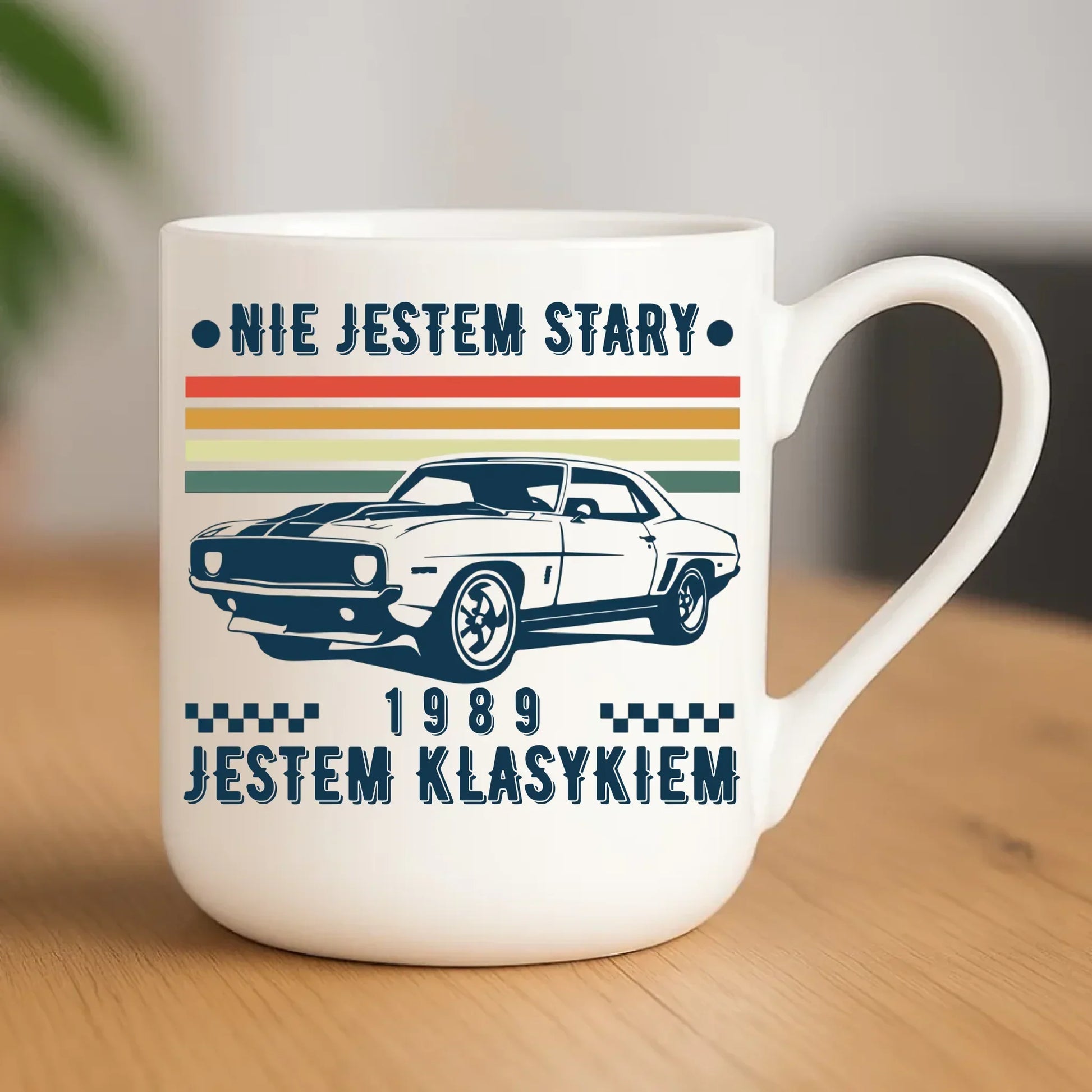 Nie jestem stary, jestem klasykiem | Personalizowany kubek na urodziny U22 - StoryCups.pl