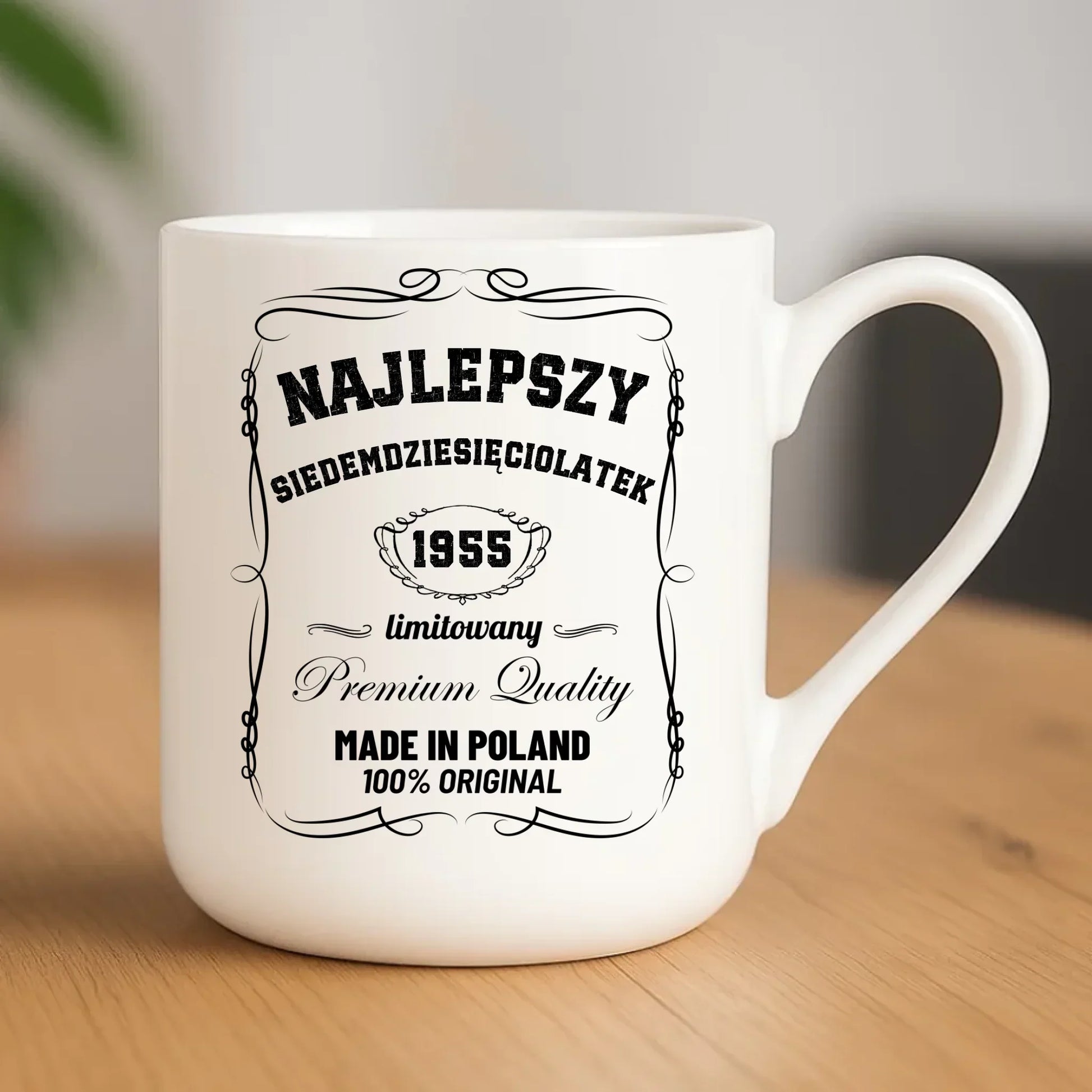 Najlepszy siedemdziesięciolatek | Kubek prezent na 70 urodziny U04 - StoryCups.pl