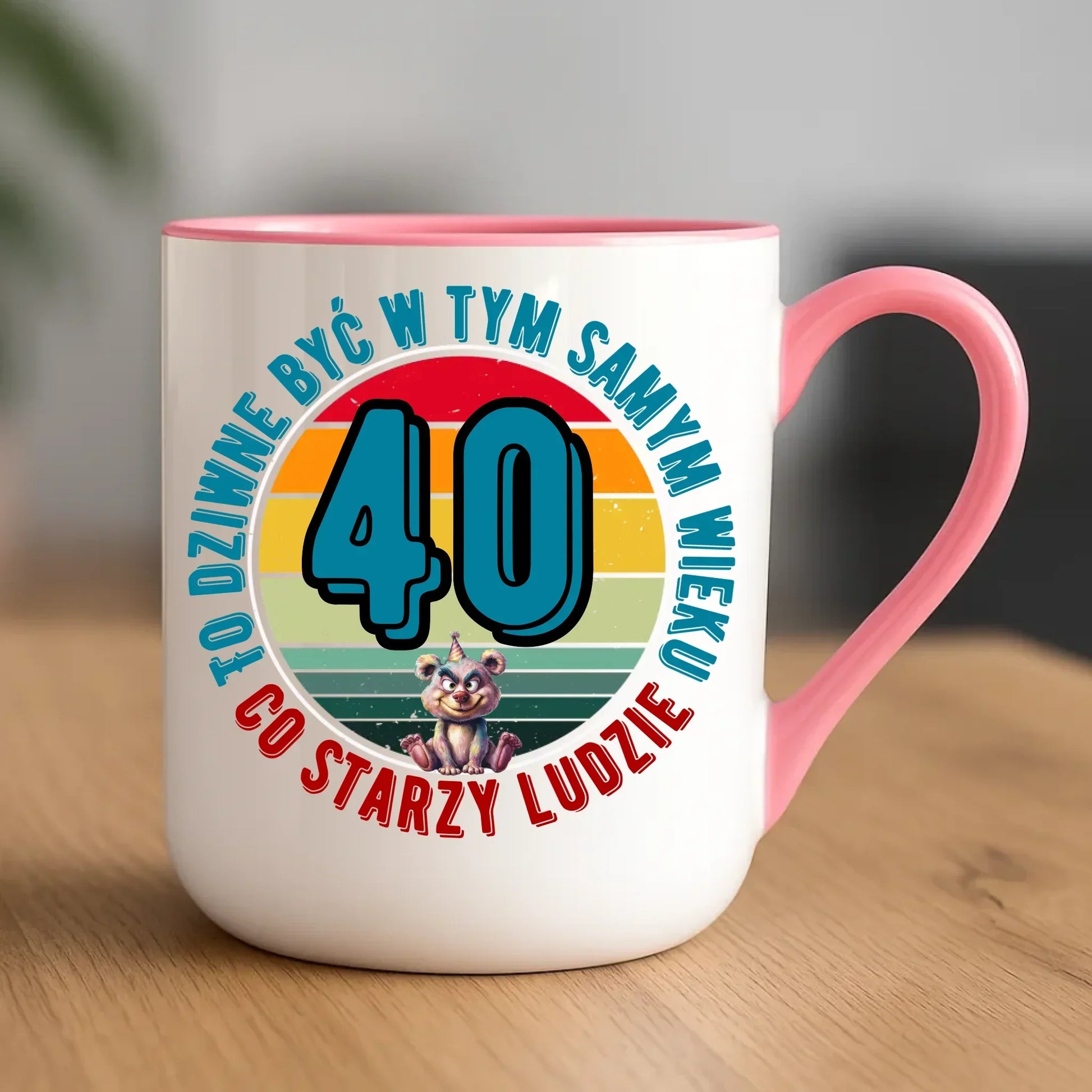 To dziwne (wiek) | Personalizowany kubek prezent na urodziny U08 - StoryCups.pl