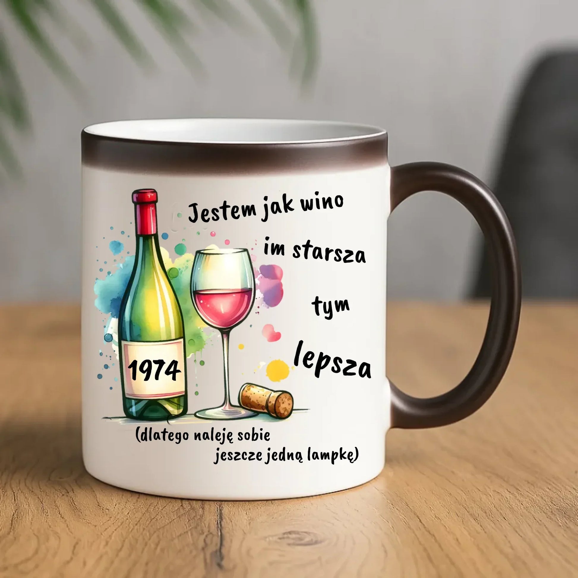 Jestem jak wino im starsza tym lepsza | Kubek prezent na urodziny U13 - StoryCups.pl
