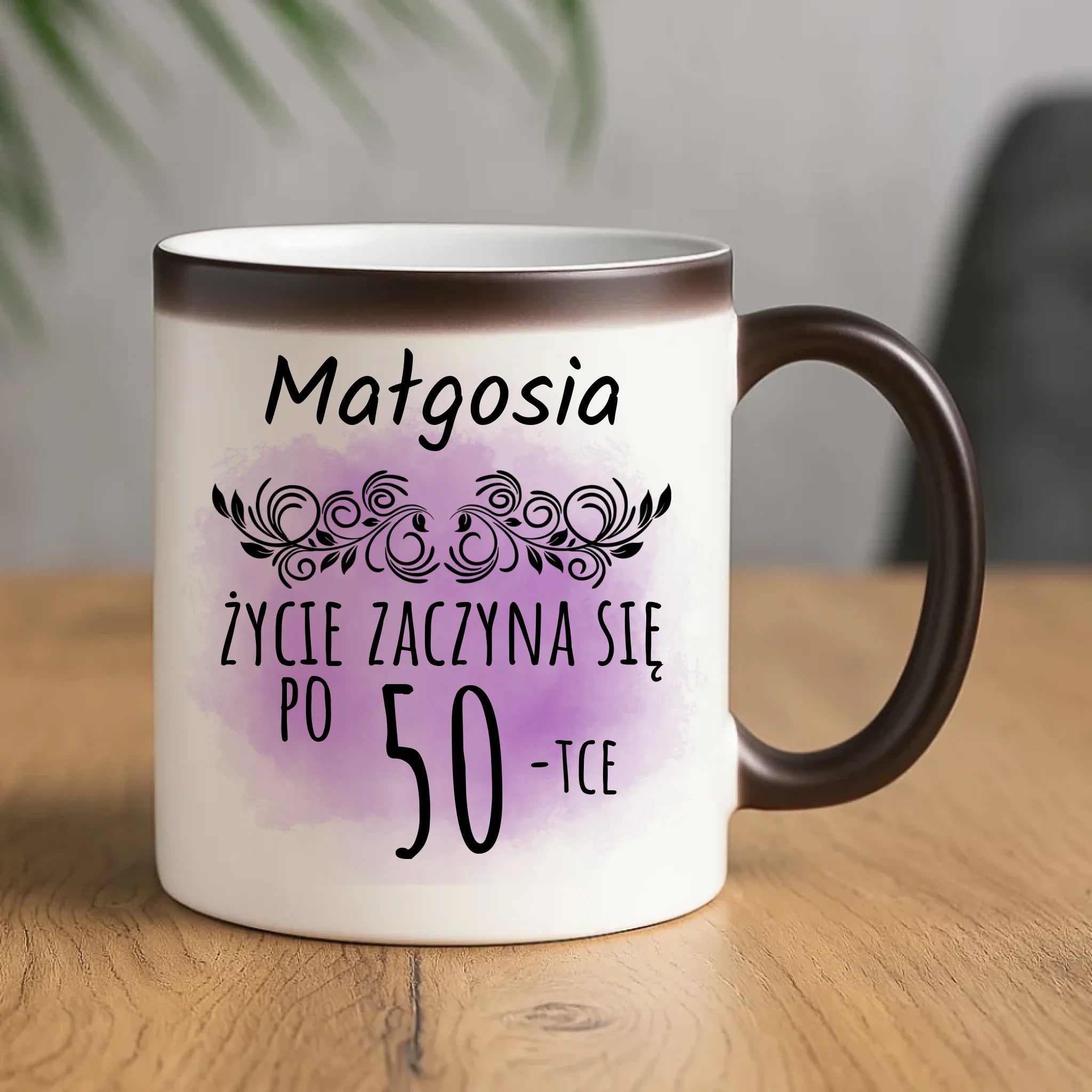 Urodzinowy kubek magiczny z nadrukiem prezent na URODZINY