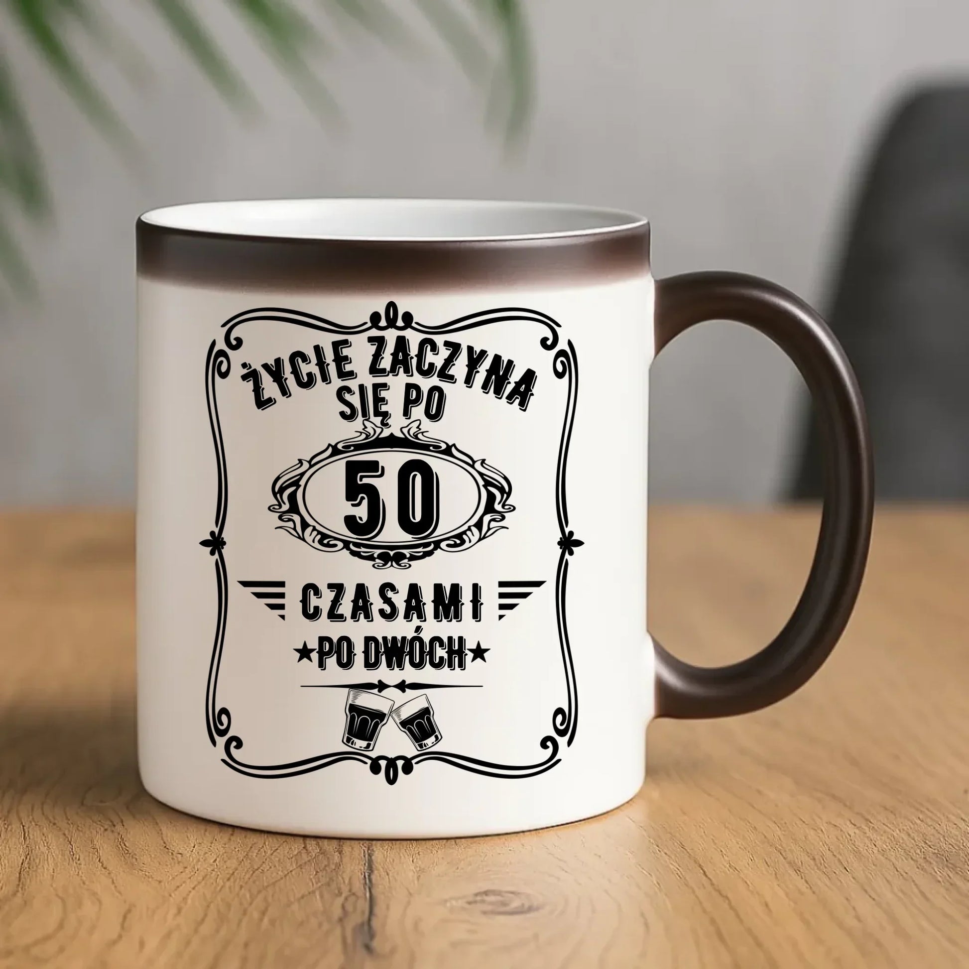 Życie zaczyna się po 50 | Kubek na 50 urodziny U12 - StoryCups.pl