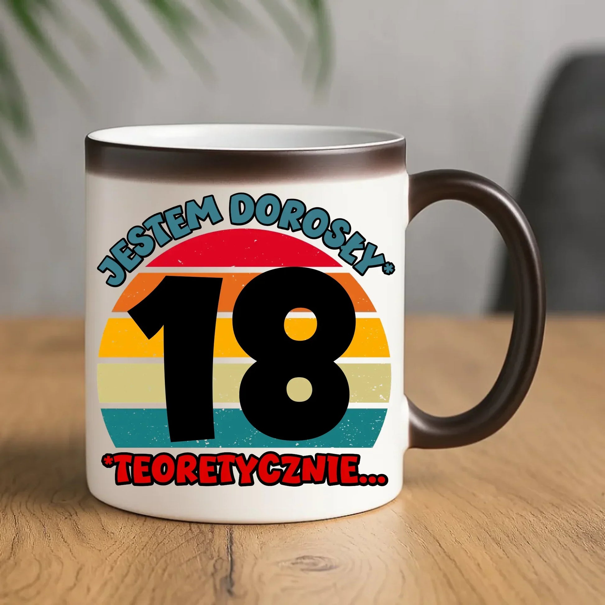 Jestem dorosły 18stka | Kubek prezent na osiemnastkę U07 - StoryCups.pl