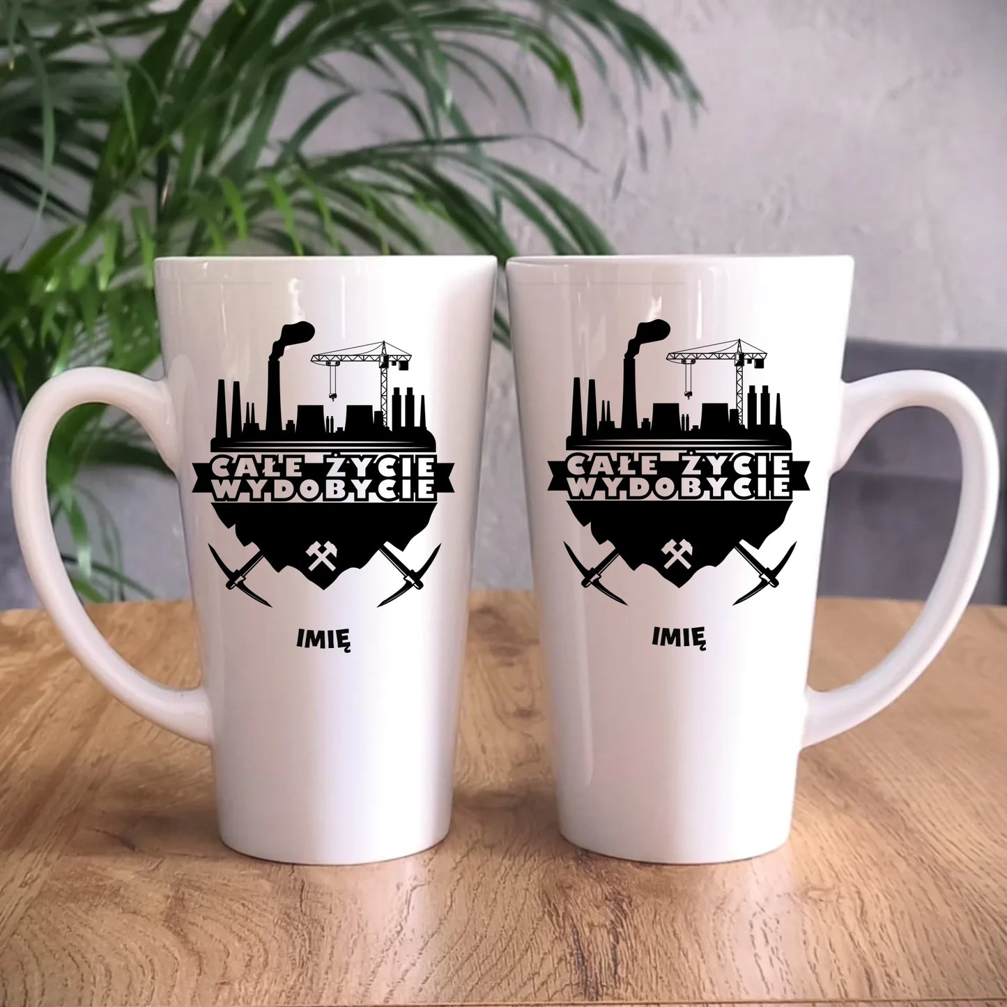 Personalizowany duży kubek z nadrukiem na prezent 450ml