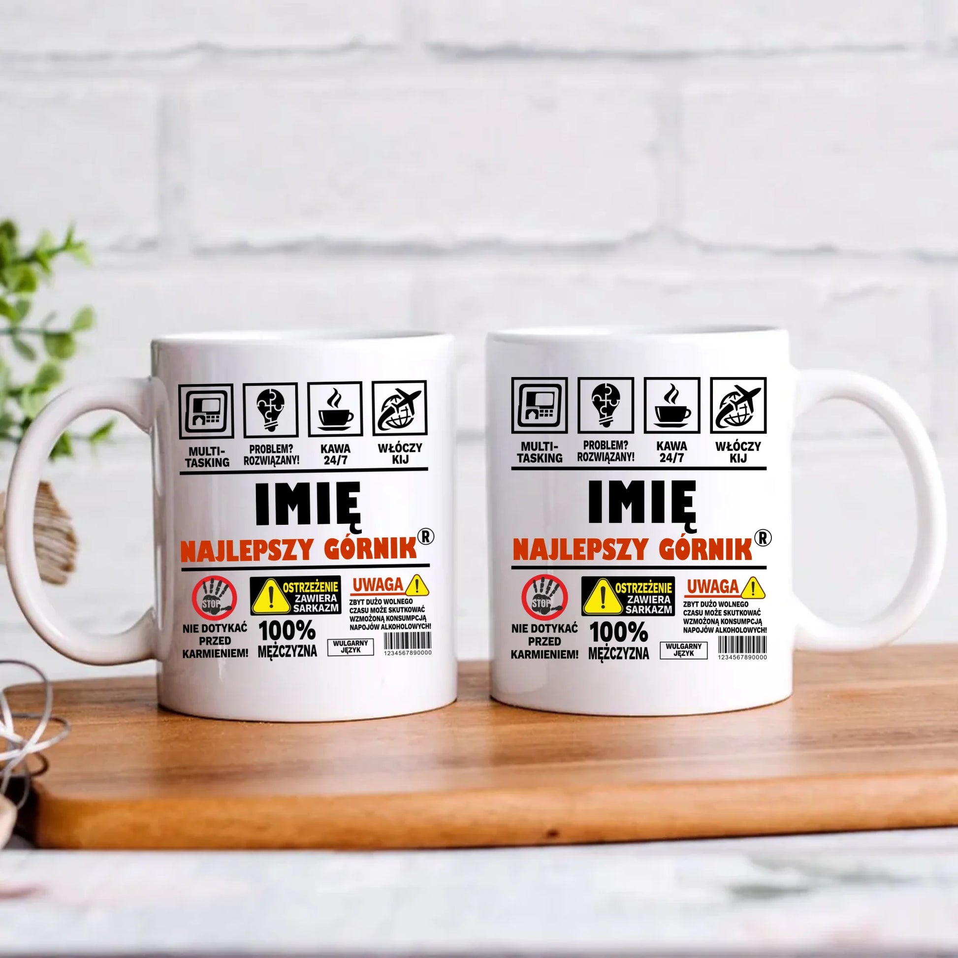 Personalizowany kubek z nadrukiem na prezent