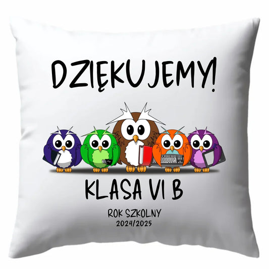 Poduszka prezent na Zakończenie Roku Szkolnego dla nauczyciela