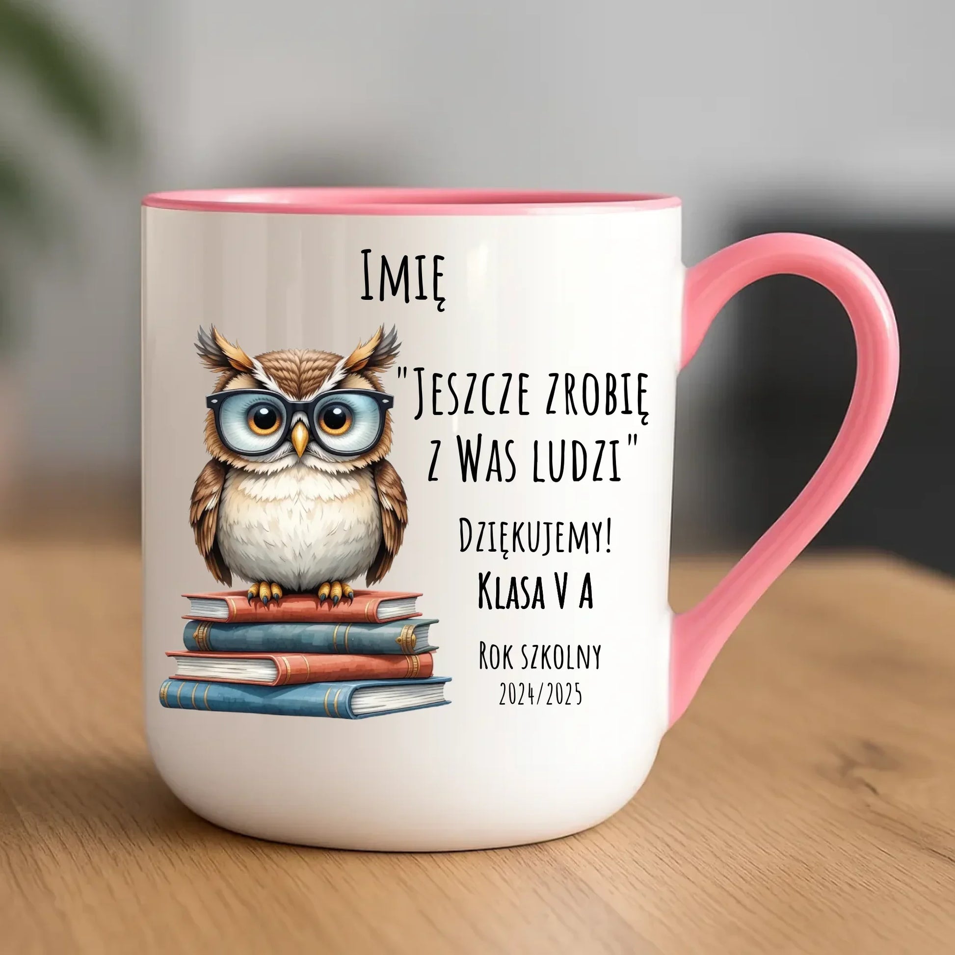 Jeszcze zrobię z Was ludzi | Kubek elegant dla nauczyciela na prezent N01 - StoryCups.pl