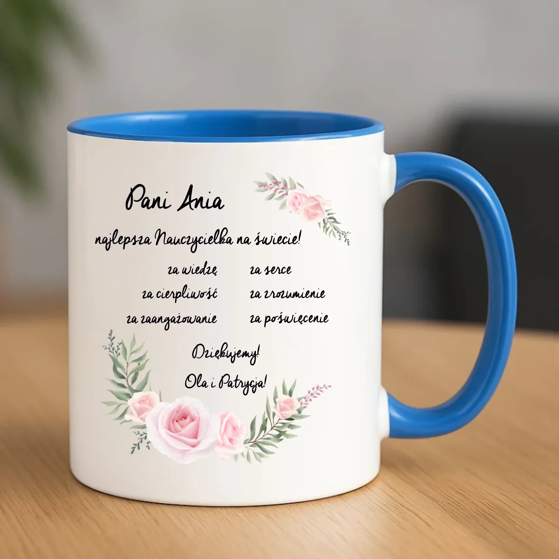 Podziękowanie dla najlepszej nauczycielki na prezent | Kubek dla nauczyciela N05 - StoryCups.pl