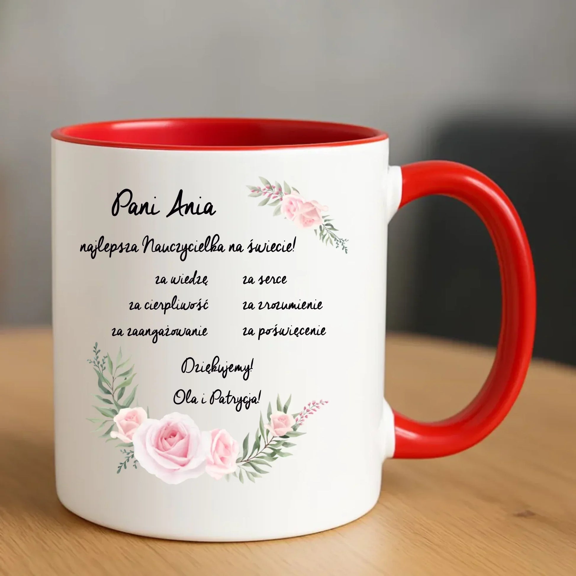 Podziękowanie dla najlepszej nauczycielki na prezent | Kubek dla nauczyciela N05 - StoryCups.pl