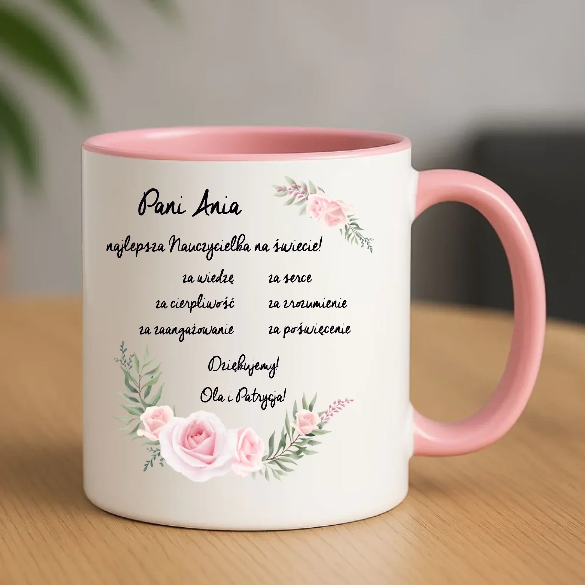 Podziękowanie dla najlepszej nauczycielki na prezent | Kubek dla nauczyciela N05 - StoryCups.pl