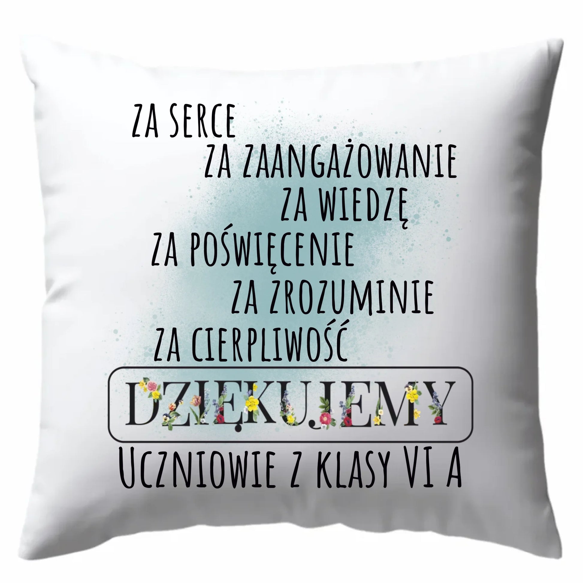 Poduszka prezent na Zakończenie Roku Szkolnego dla nauczyciela