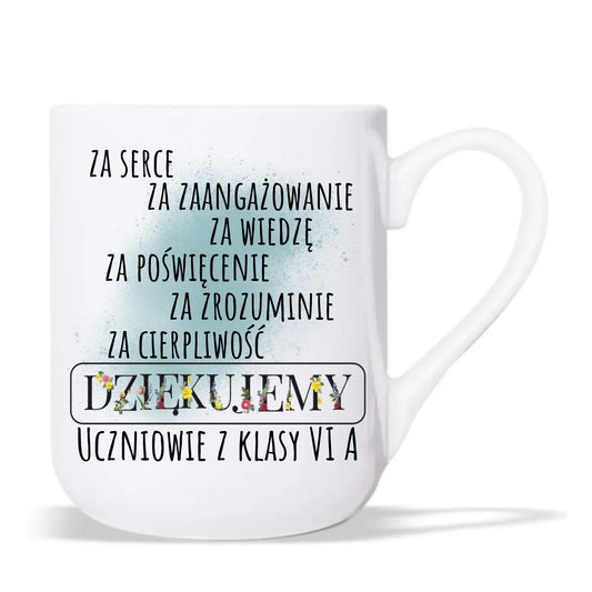 Kubek elegant prezent na zakończenie roku szkolnego dla nauczyciela