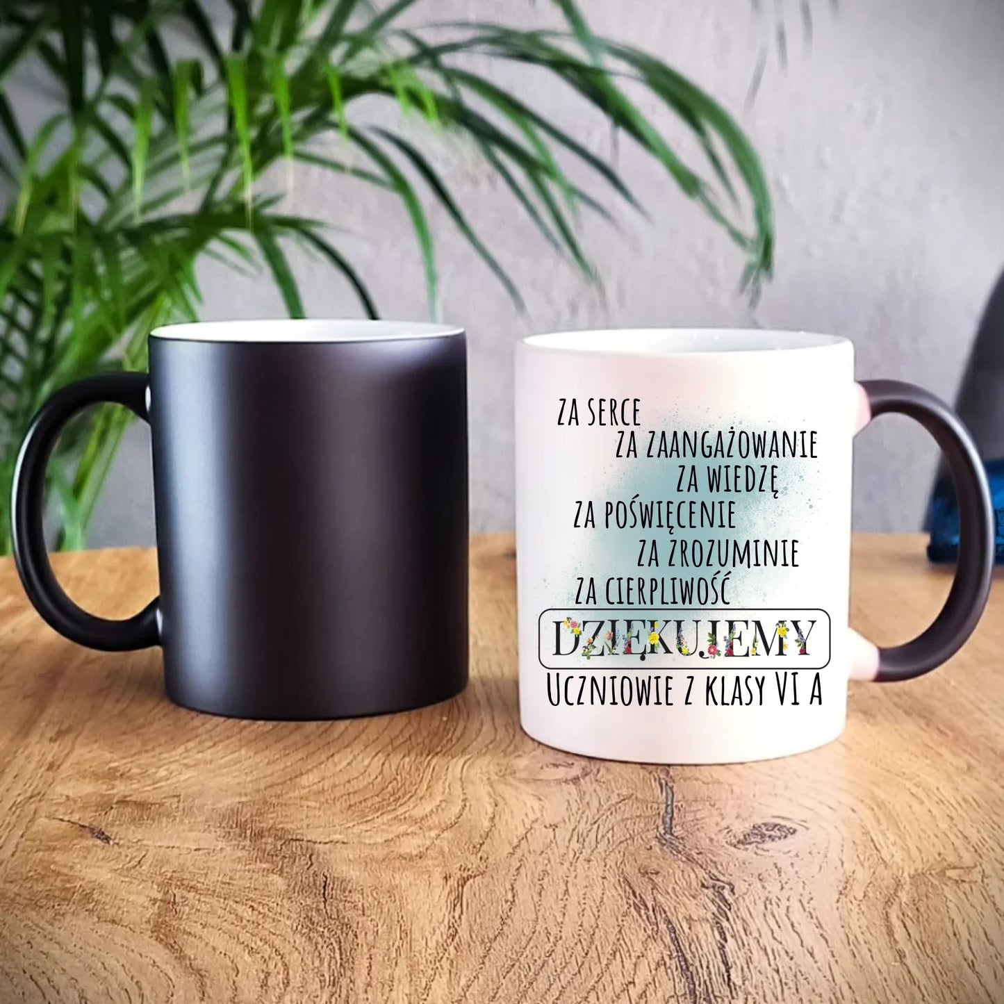 Prezent dla nauczyciela kubek magiczny NAUCZYCIEL ZAKOŃCZENIE ROKU SZKOLNEGO