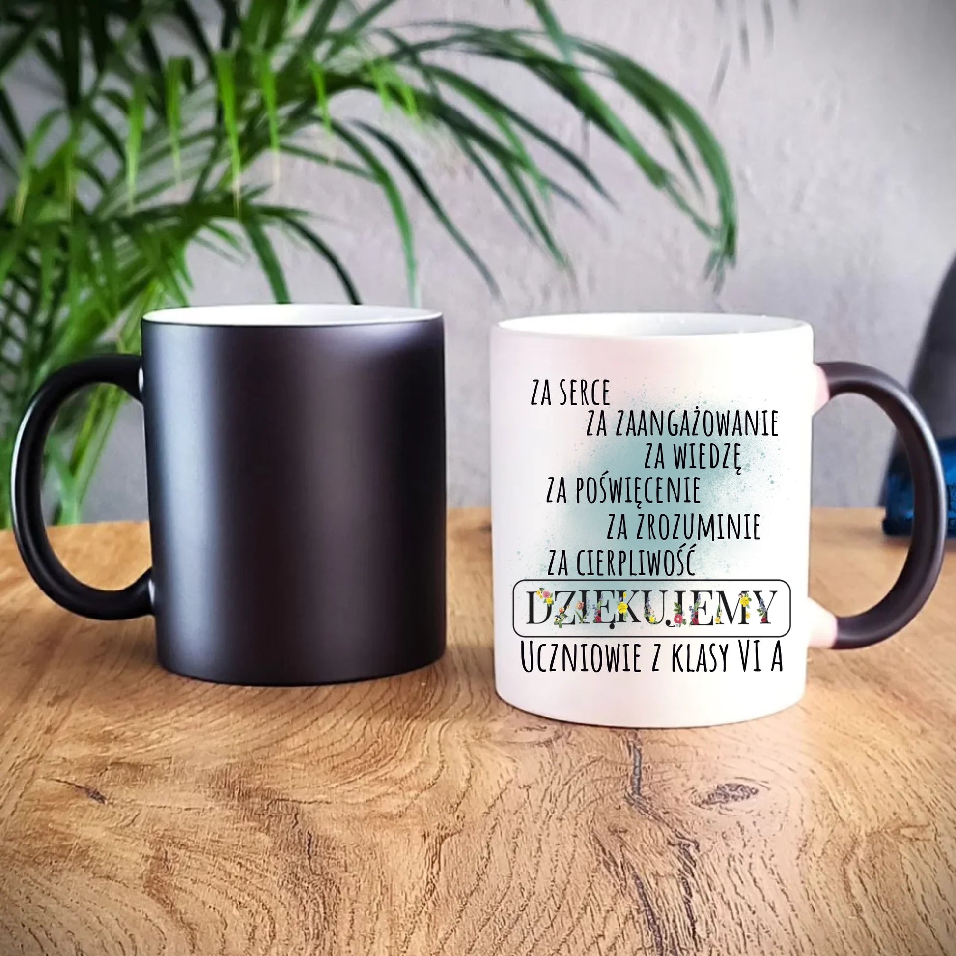 Prezent dla nauczyciela kubek magiczny NAUCZYCIEL ZAKOŃCZENIE ROKU SZKOLNEGO