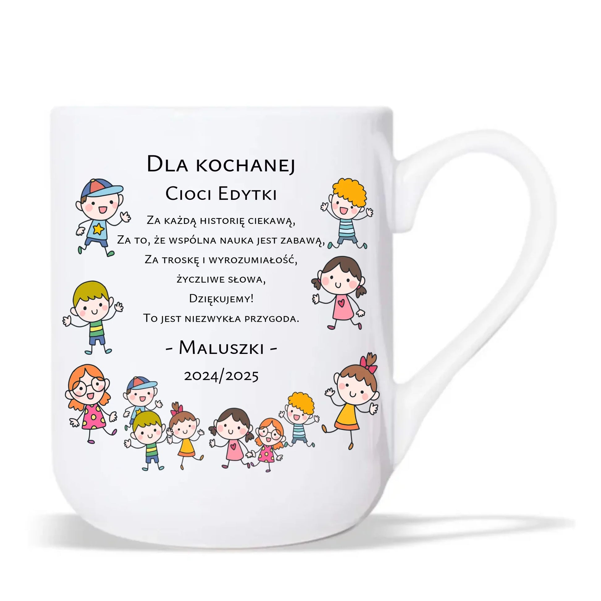 Kubek elegant prezent na zakończenie roku szkolnego dla nauczyciela